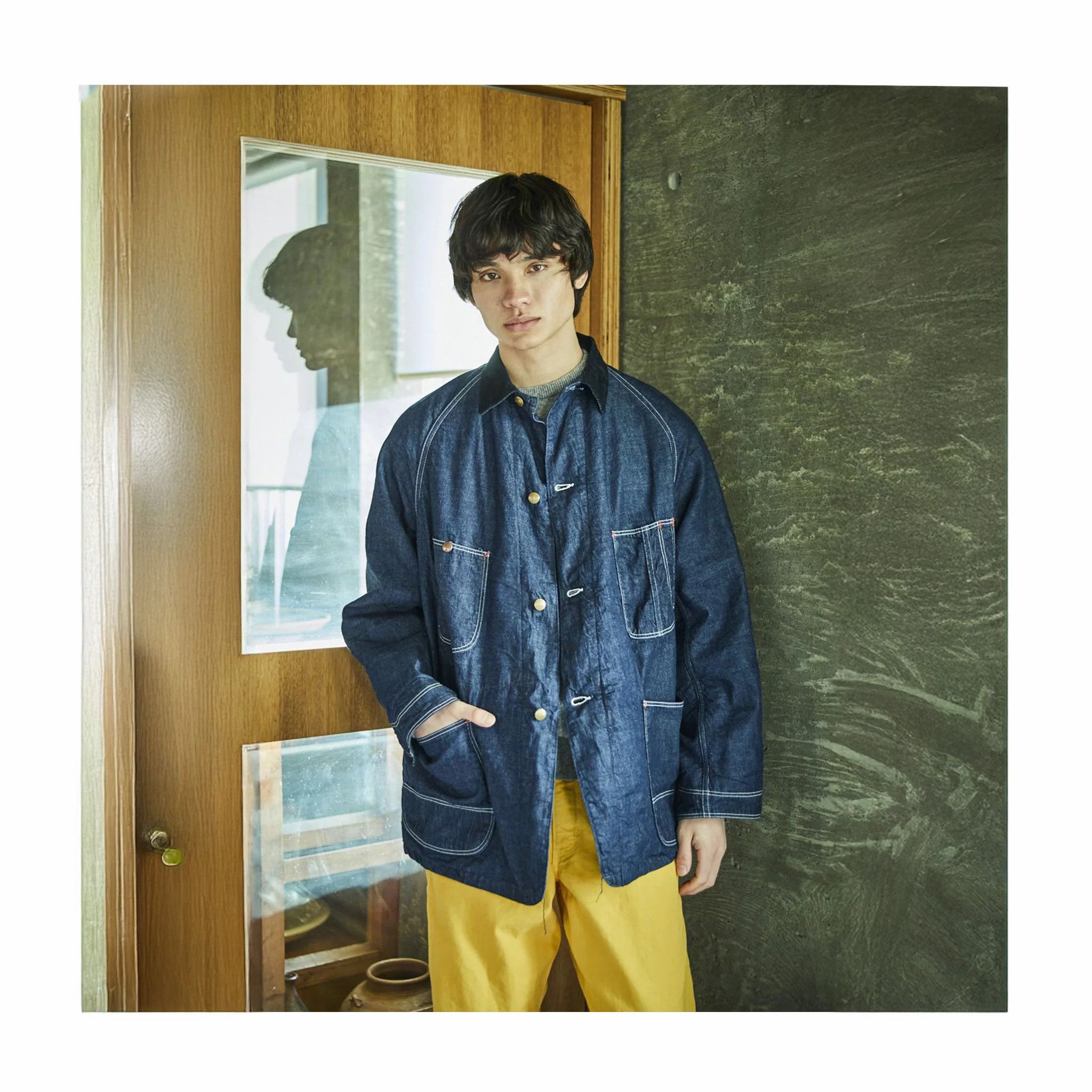 Orslow OrSlow Wool Liner Relax Fit Denim Coverall (One Wash) Size US L / EU 52-54 / 3 - 7 Thumbnail