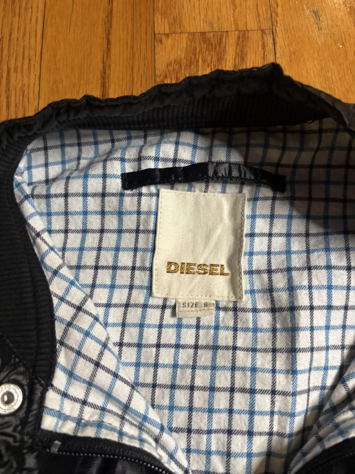 Diesel Diesel Black Coated Bomber Jacket Size US S / EU 44-46 / 1 - 3 Thumbnail