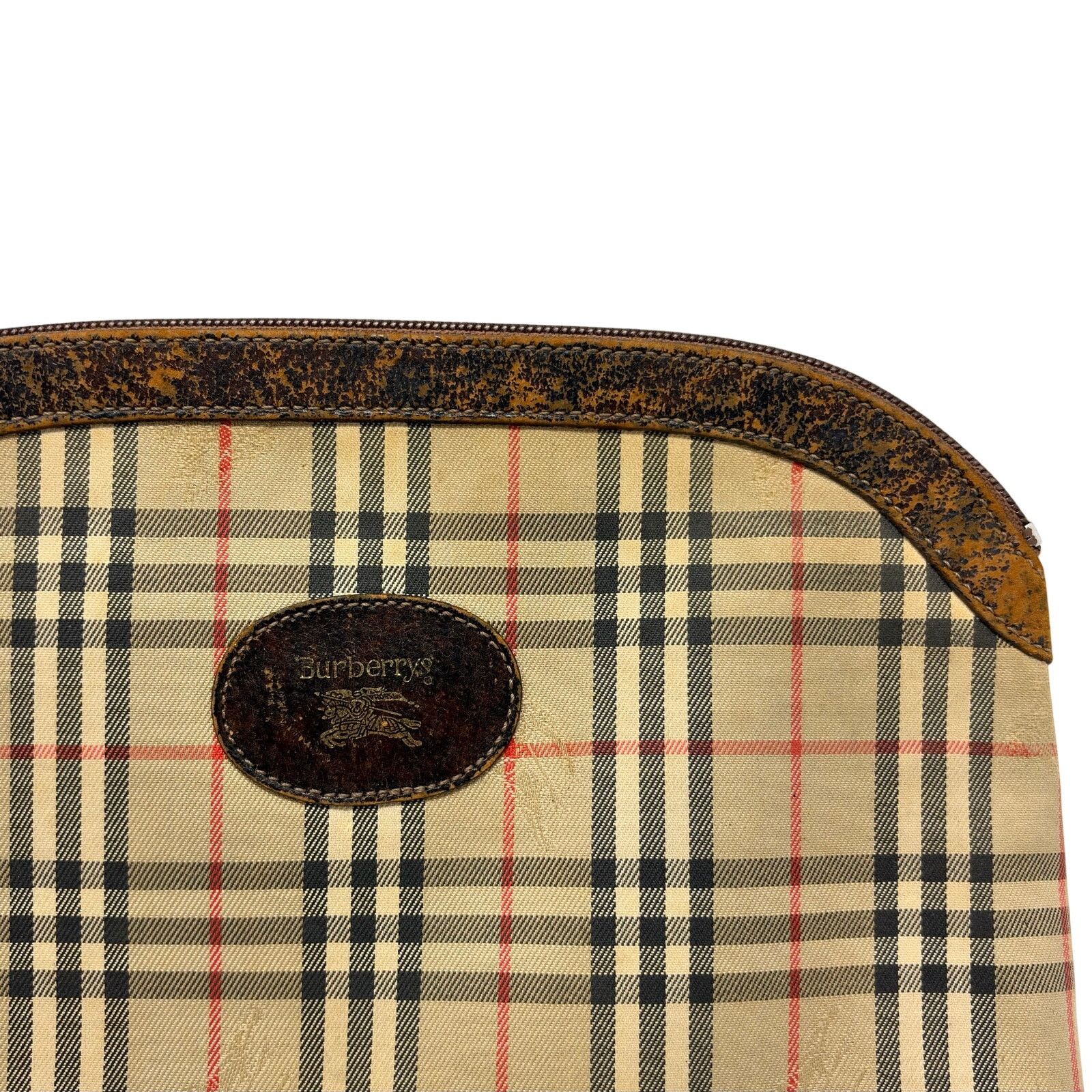 Burberry Burberry Vintage Zipper Pouch Size ONE SIZE - 7 Thumbnail