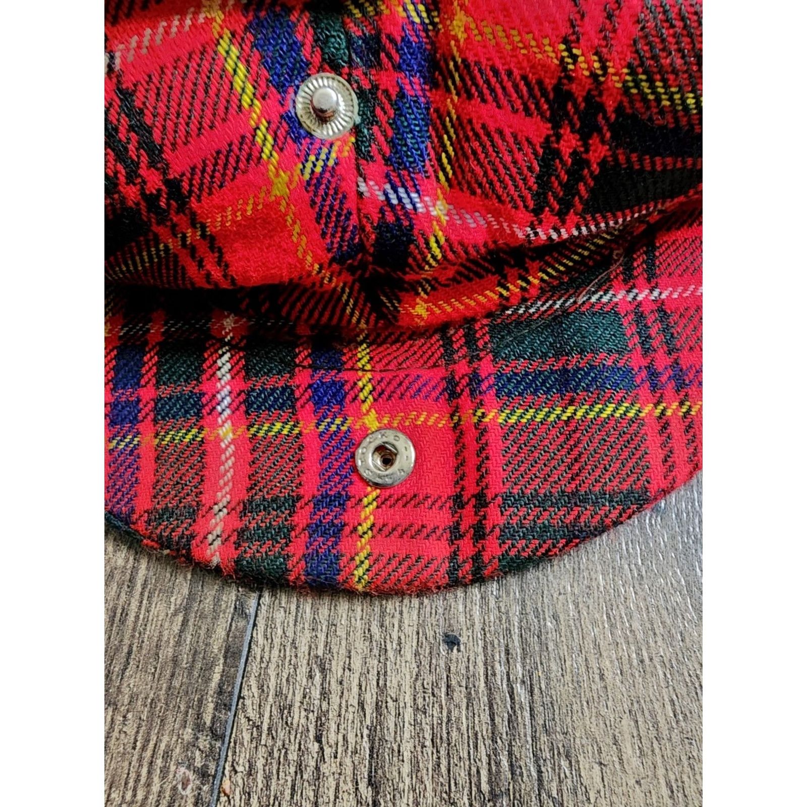 Vintage VINTAGE Shandon Flat Cap Wool Ireland Red 7 1/2 Men Hats Boys Mens Adults Grandpas Cap Size ONE SIZE - 3 Thumbnail