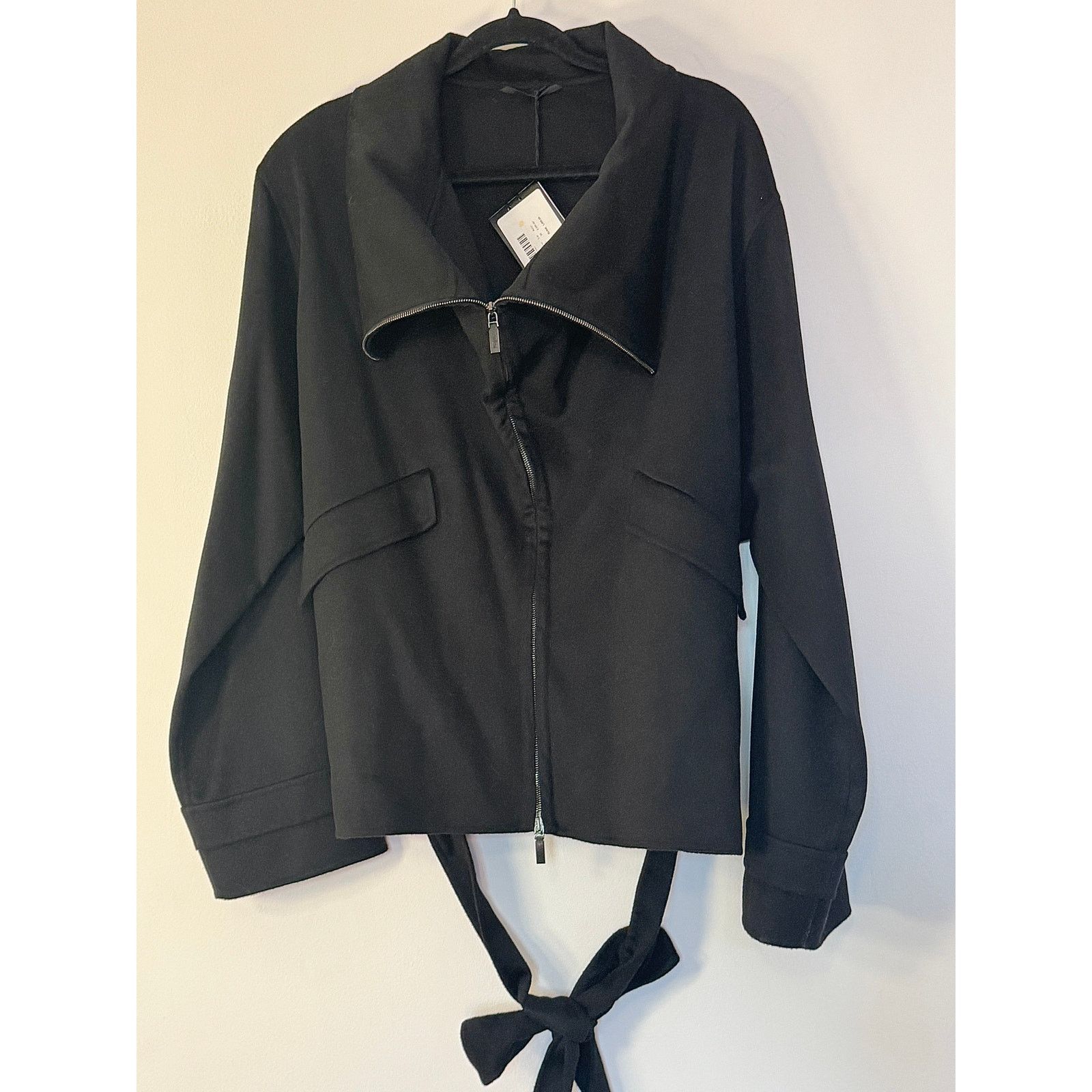 Ports 1961 Ports 1961 NWT Black Wool Short Coat Size L / US 10 / IT 46 - 1 Thumbnail