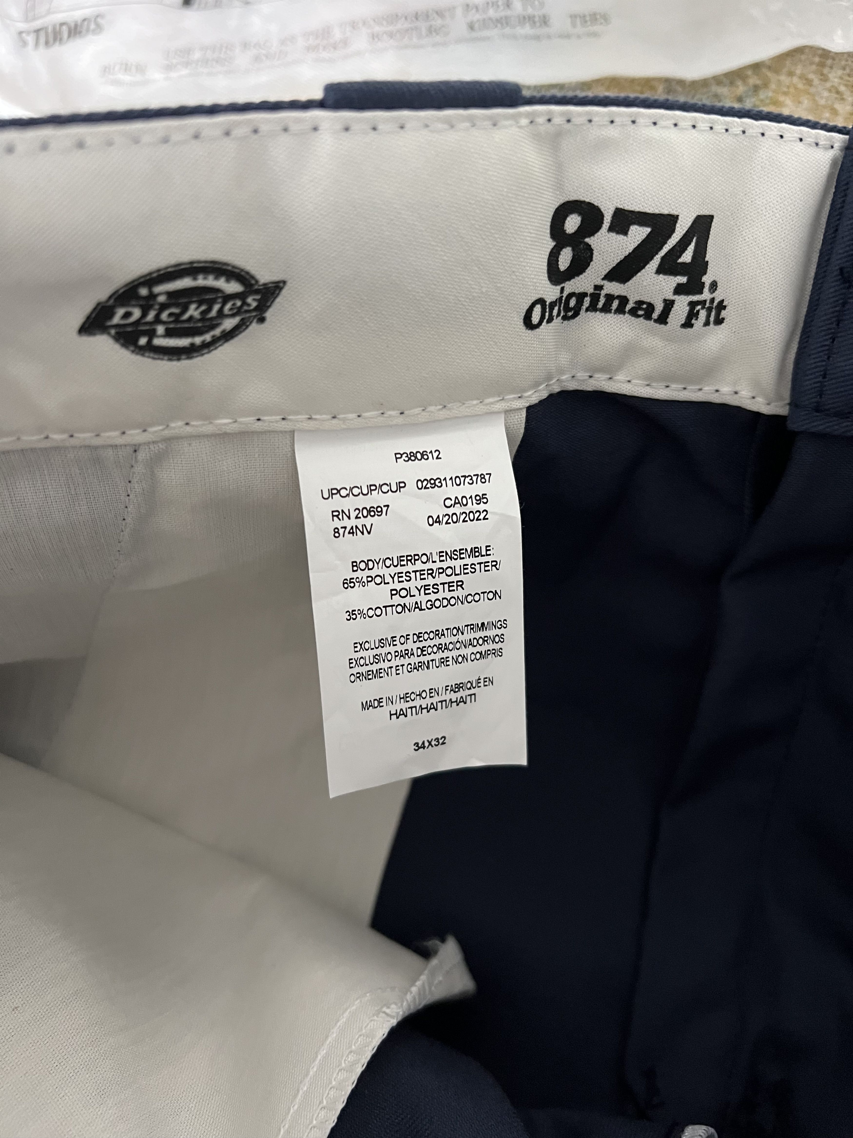 Dickies And After That Petrified Goods Possession Work Pants in Blue Size US 34 / EU 50 - 8 Thumbnail