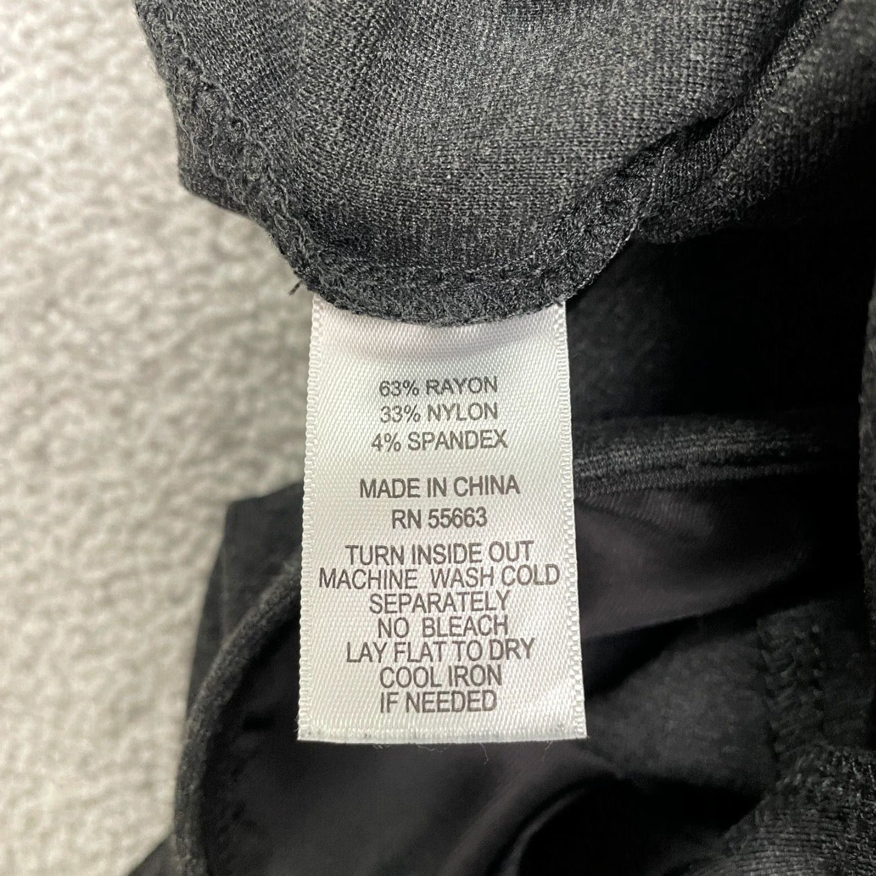 Jones New York Jones New York Tapered Pants Womens 2X Gray Ankle Pull On Knit Nylon Rayon Spandex Easy Care Comfortable Stretch Casual Size 40" / US 18 - 5 Thumbnail