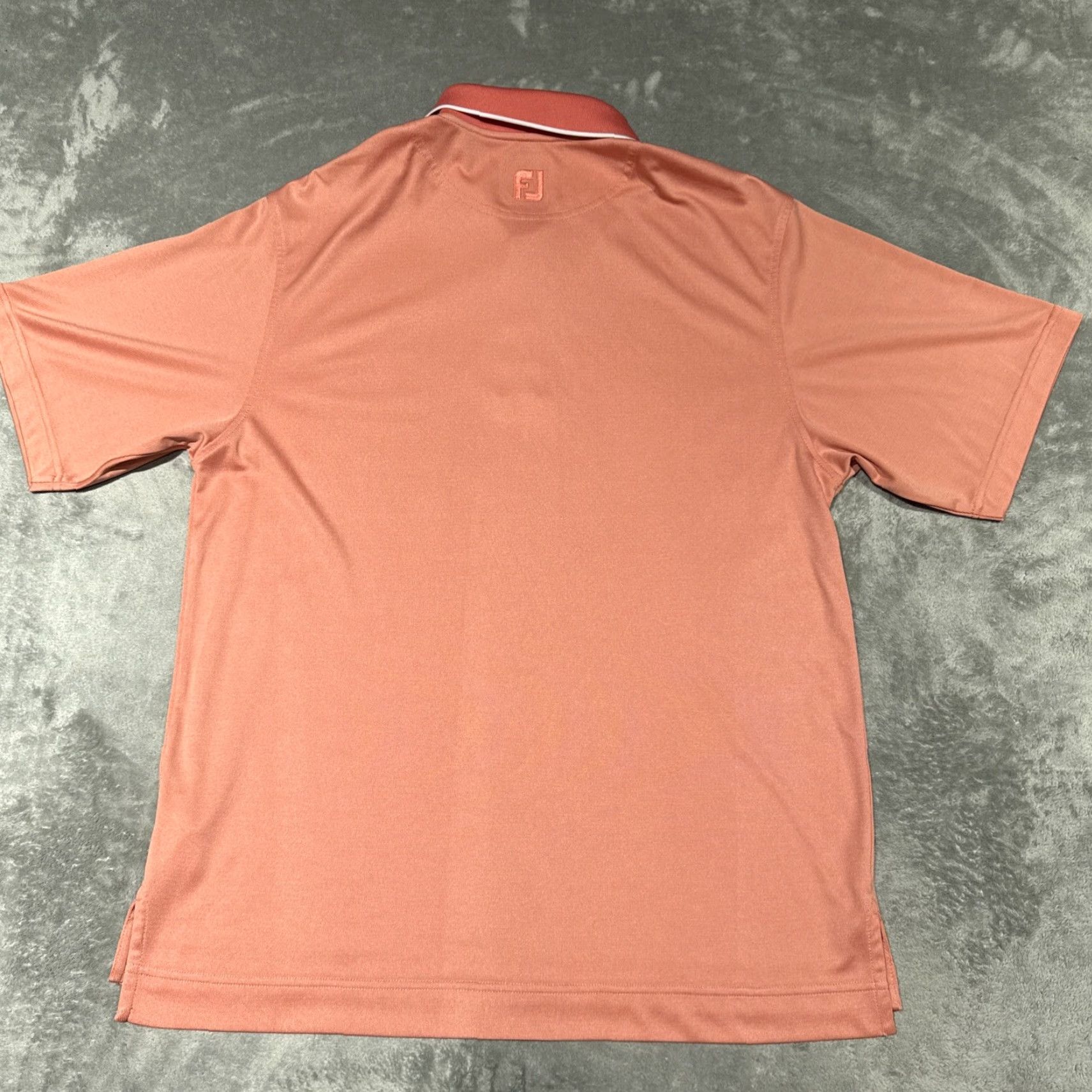Footjoy FootJoy Polo Shirt Mens Medium Pink White Dots Geometric Performance Golf Shirt polo Mens Medium Pink White Dots Geometric Golf Size US M / EU 48-50 / 2 - 5 Thumbnail
