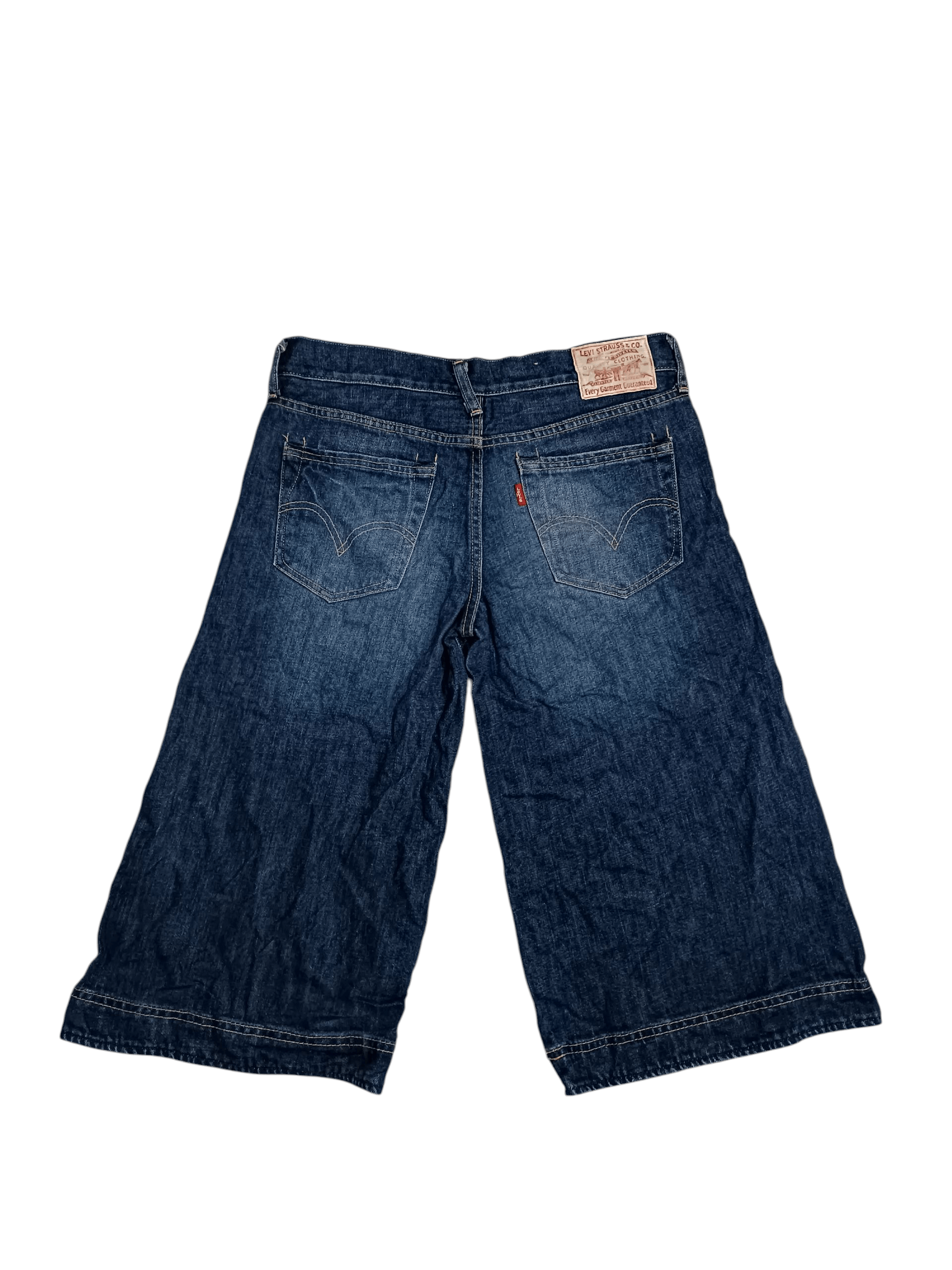 Levi's × Vintage Levi's Loose Knee Length Shorts Jeans Wide Leg Size 30" / US 8 / IT 44 - 5 Thumbnail