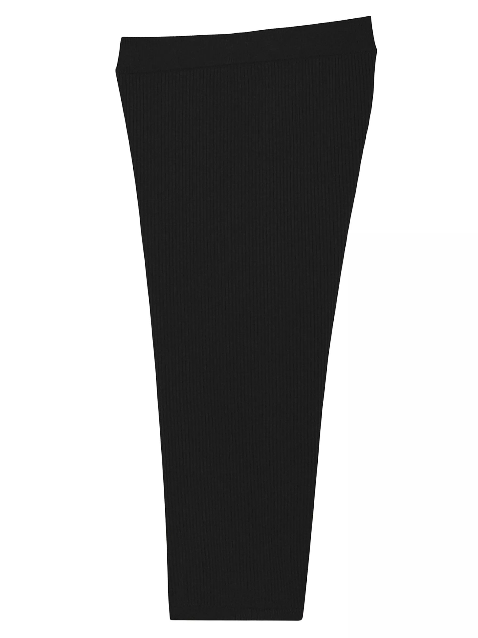 Saint Laurent Paris o1b1hav110525 Cassandre Rider Short in Ribbed Knit in Black Size 30" / US 8 / IT 44 - 3 Thumbnail