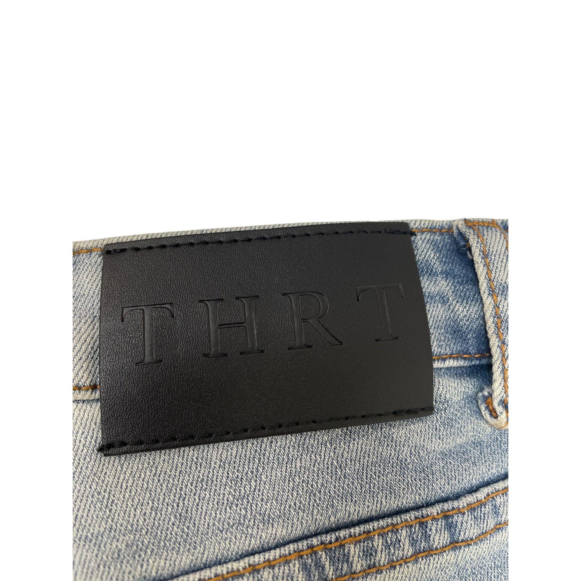 Other THRT Mens Blue Graffiti Y2K Denim Jeans Size 40x31SKU 8548 Size US 40 / EU 56 - 13 Thumbnail