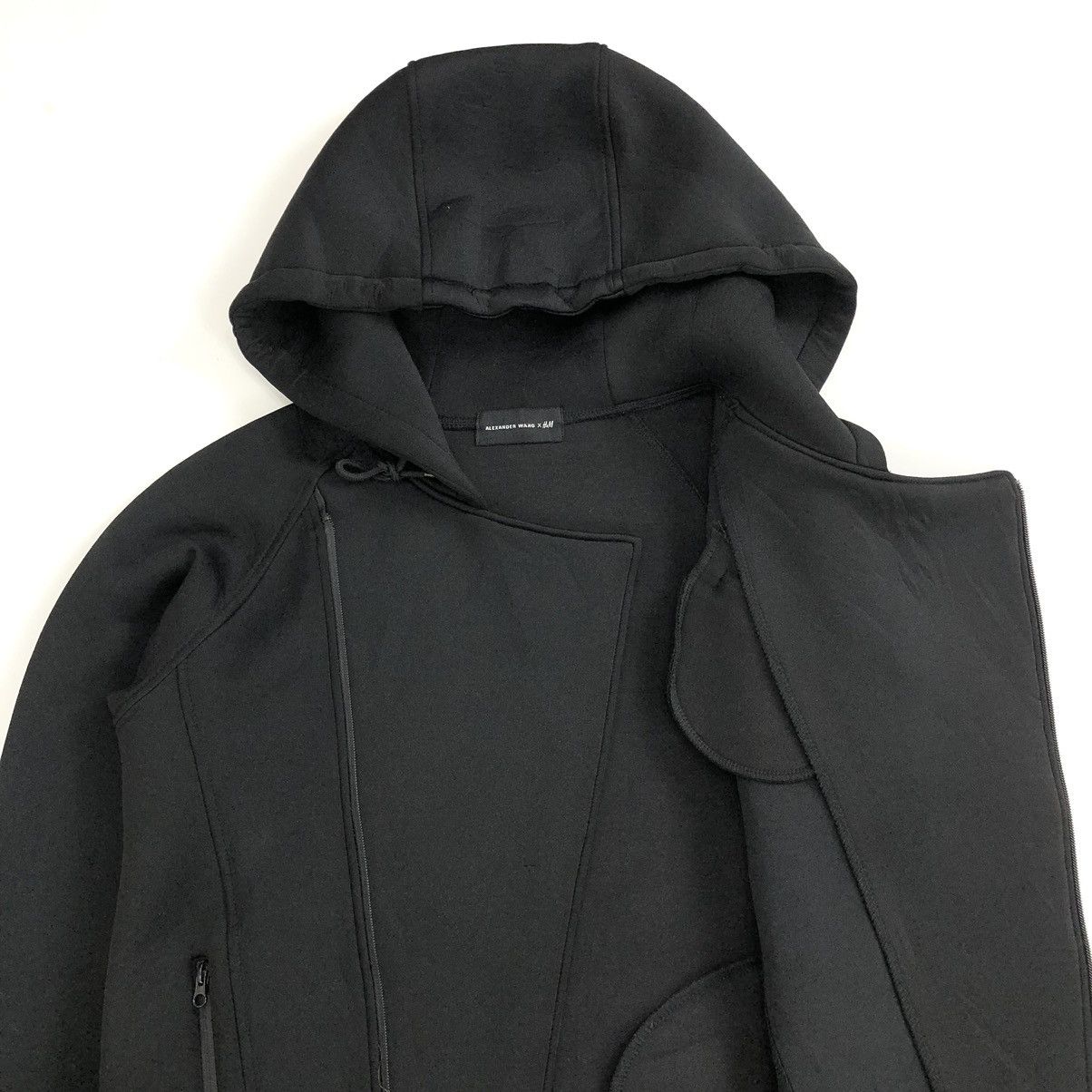 Alexander Wang × H&M Rare🔥 Alexander Wang x H&M Scuba Acymmetric Zip Hoodie Size US M / EU 48-50 / 2 - 3 Thumbnail
