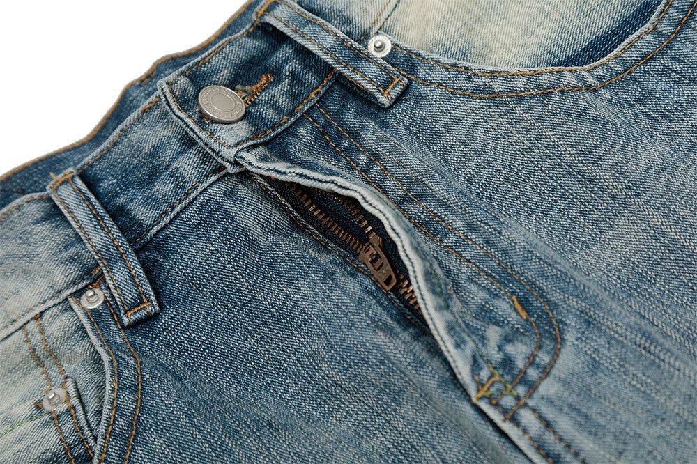 Japanese Brand × Vintage American retro washed gradient jeans for men y2k Size US 32 / EU 48 - 4 Thumbnail