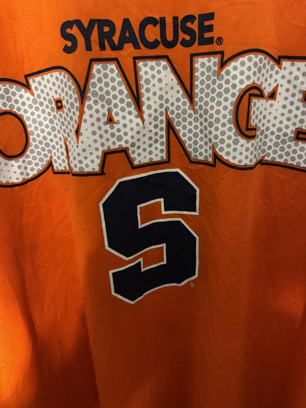 Nike Syracuse Orangemen Majestic L/S Logo Tee Men's XXL Orange Size ONE SIZE - 3 Thumbnail