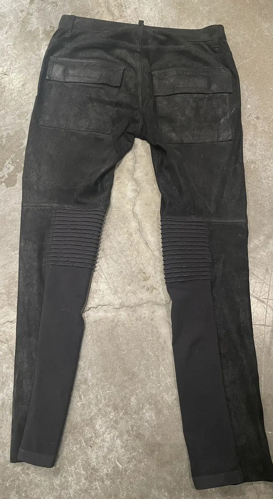 Rick Owens Rick Owens 15FW leather Memphis pants Size US 30 / EU 46 - 2 Thumbnail