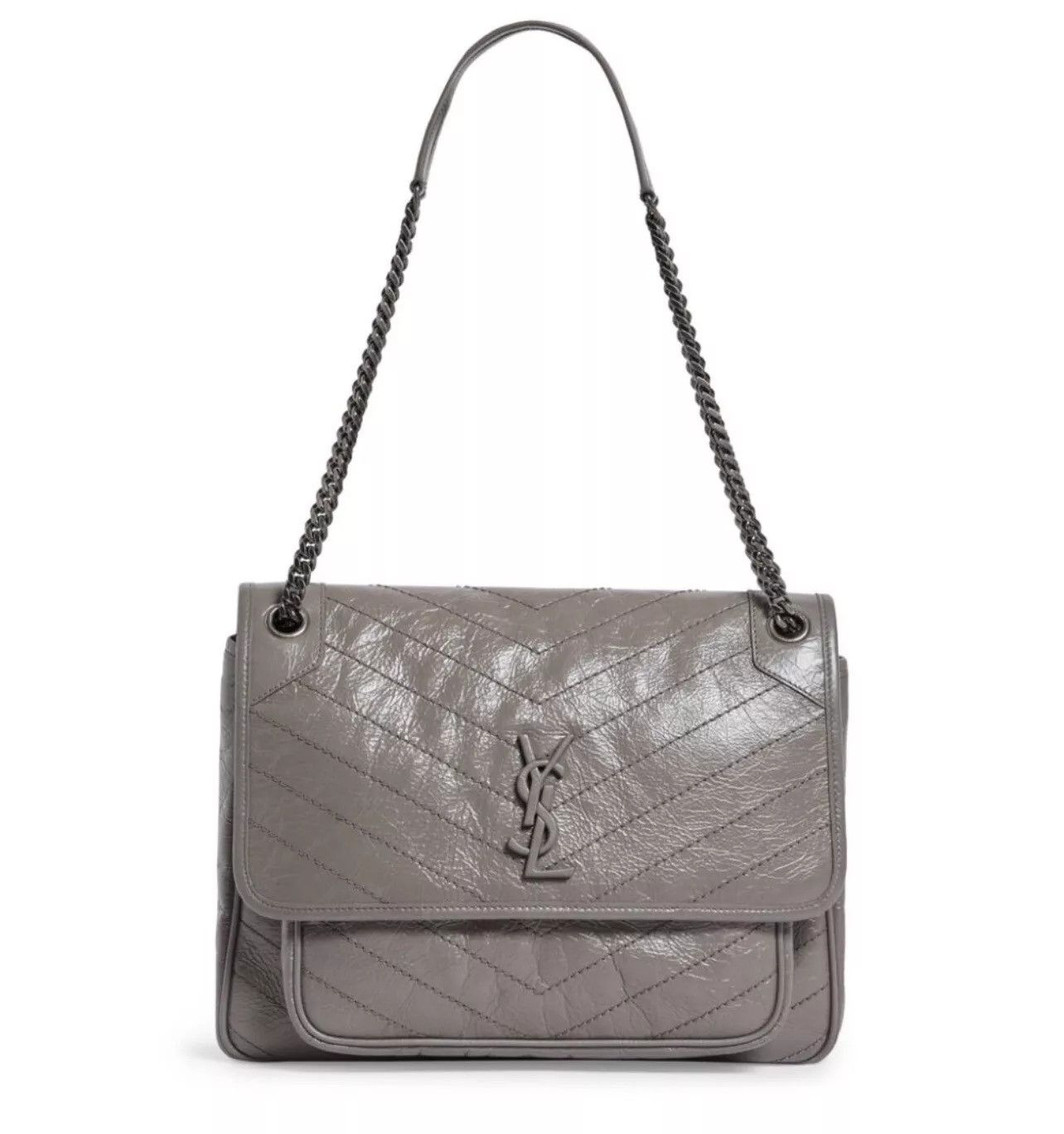 Saint Laurent Paris o1tp1o0125 Bag in Grey Size ONE SIZE - 1 Thumbnail