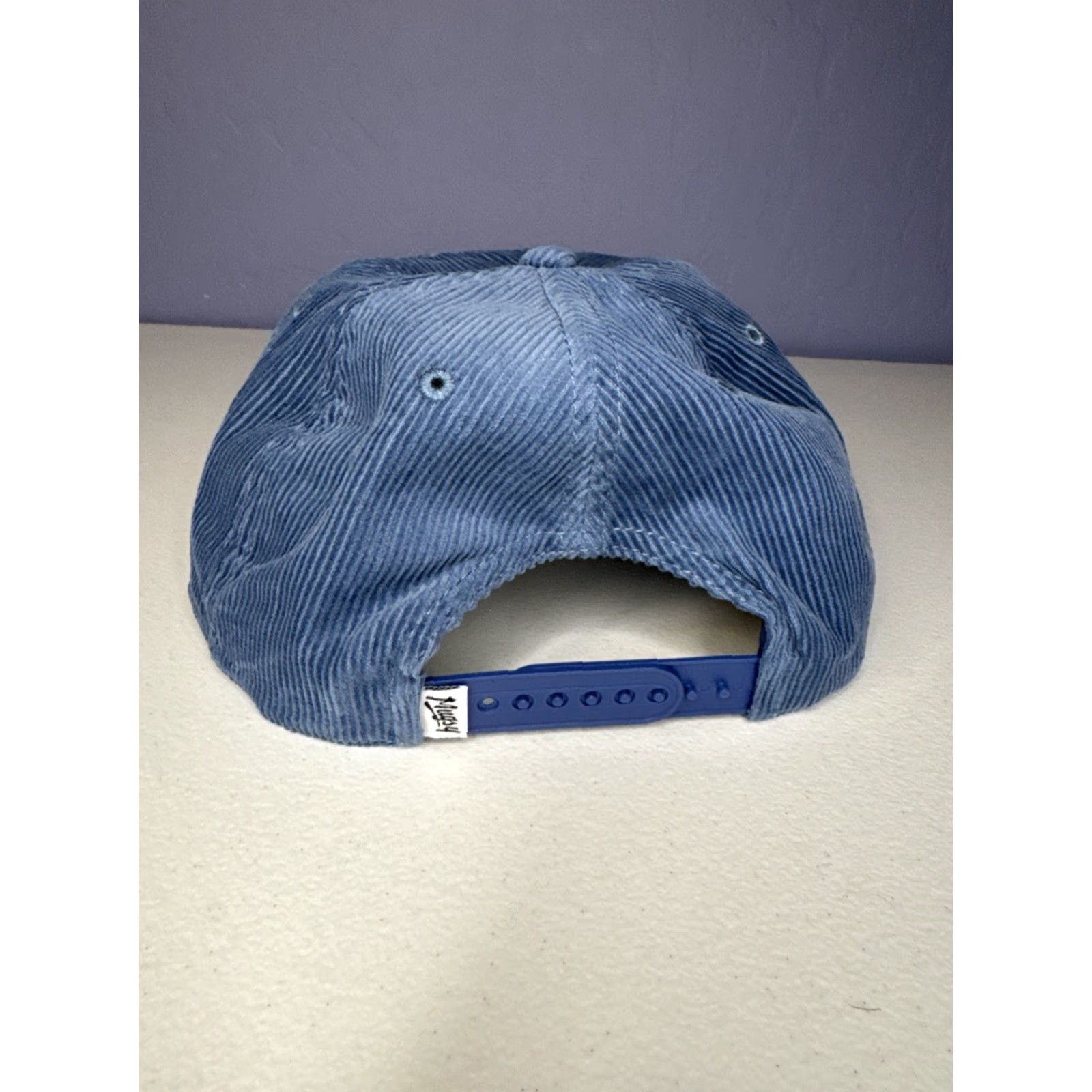 Vintage Mugsy Jeans Blue Corduroy SnapBack Hat Cap Men’s OS Mens Snapback Cap OS Blue Corduroy Mugsy Jeans Hat Size US 35 - 3 Thumbnail