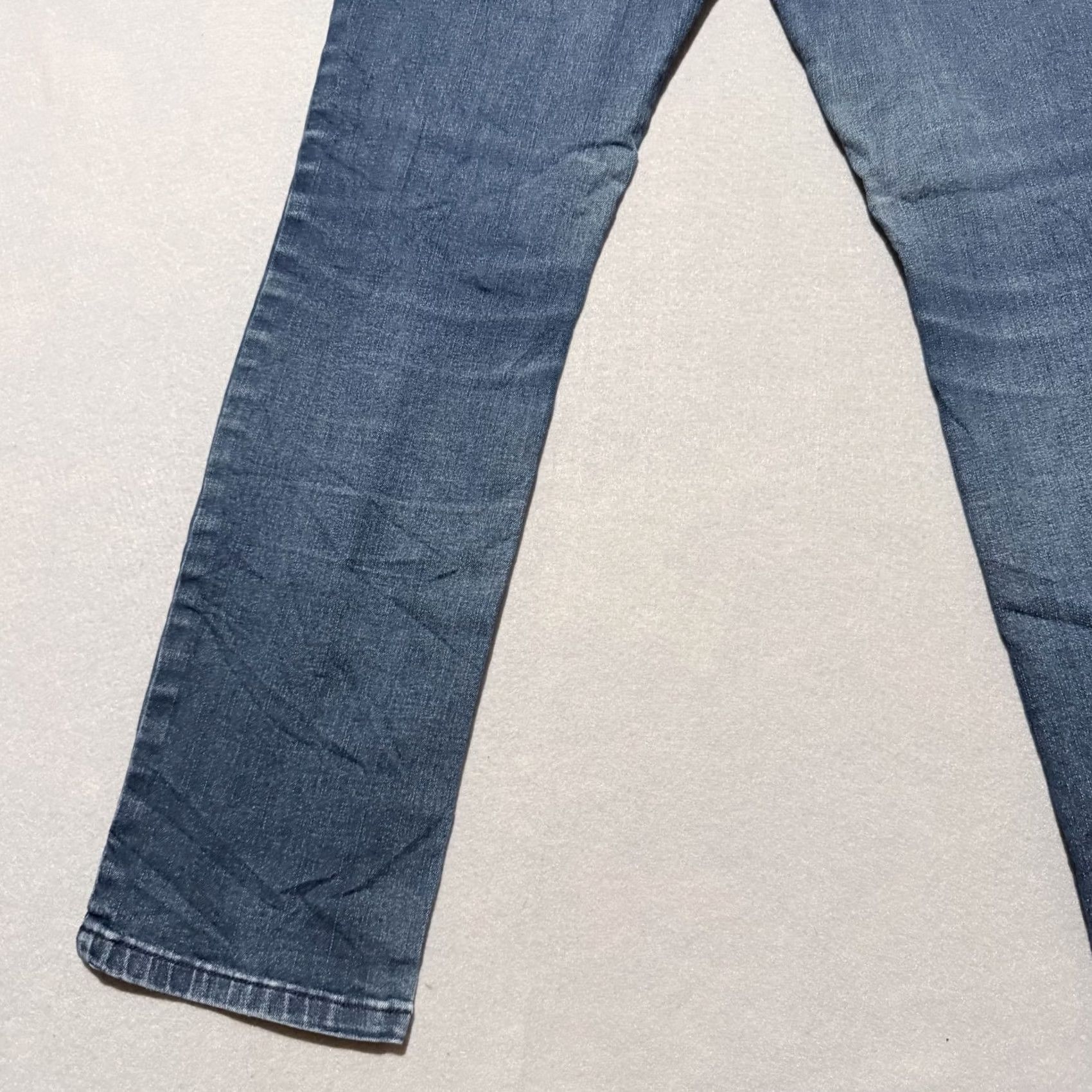 Jones New York Jones New York Jeans Women's Blue Denim Mid Rise Distressed Slim Fit Skinny - 10 Size 32" / US 10 / IT 46 - 7 Thumbnail