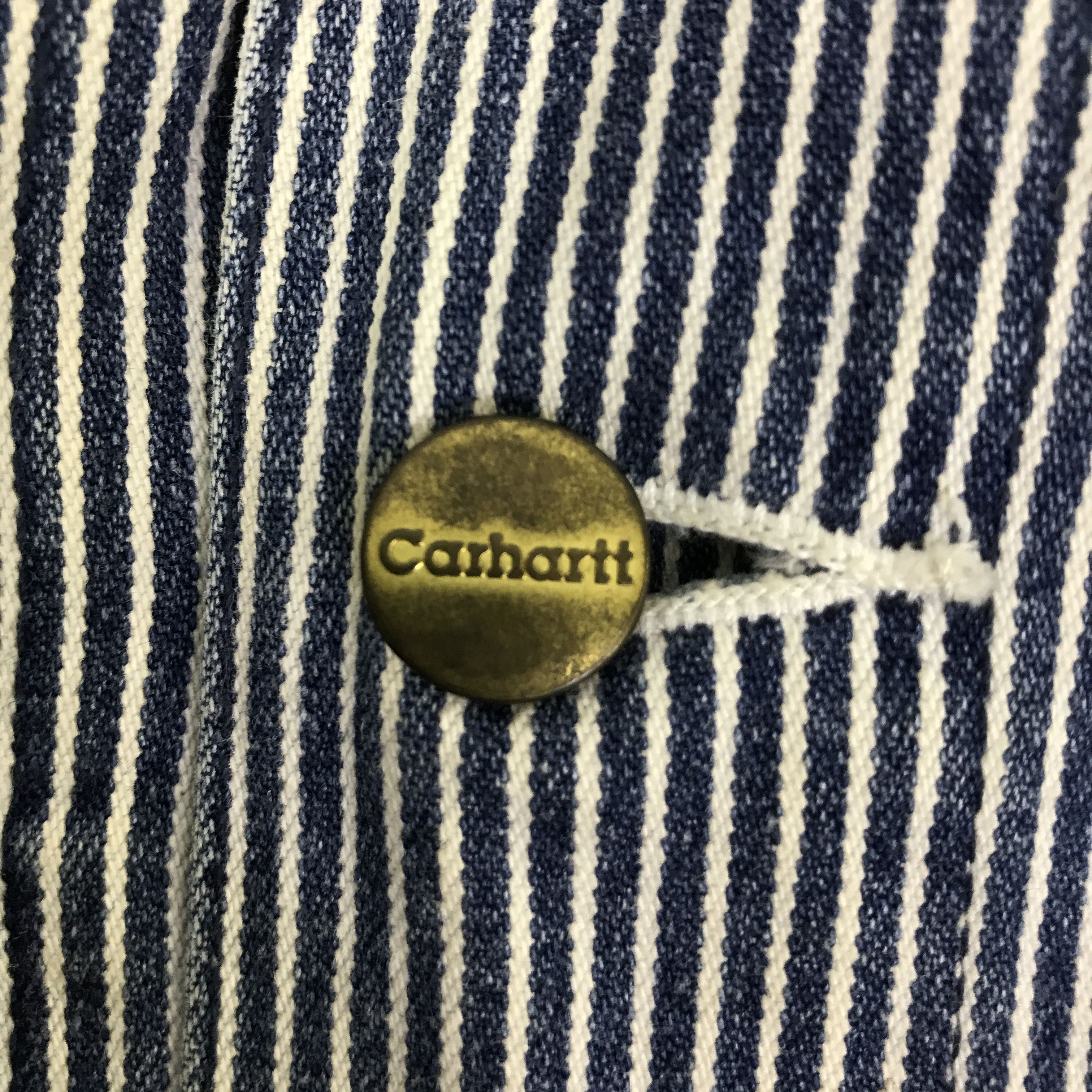 Carhartt CARHARTT INDIGO HICKORY HOODIE JACKET K80B4 Size US M / EU 48-50 / 2 - 11 Thumbnail