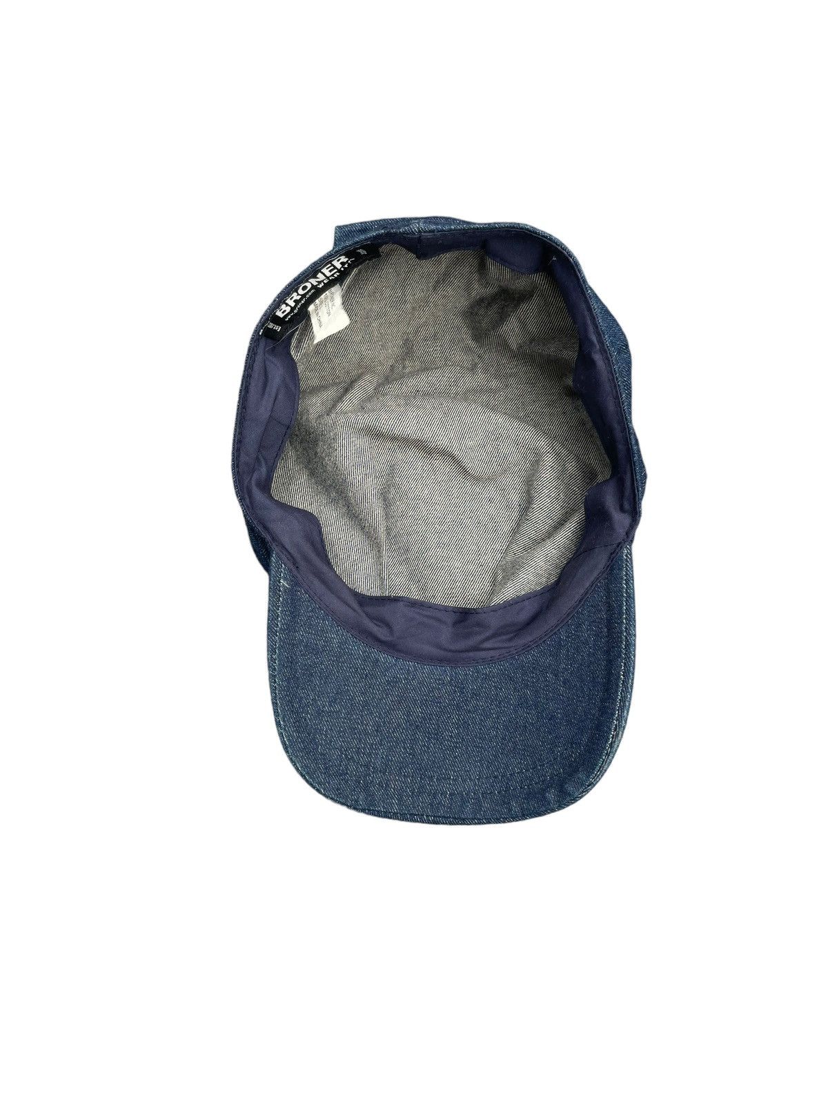 Japanese Brand Broner Worker Denim Cap Size ONE SIZE - 5 Thumbnail