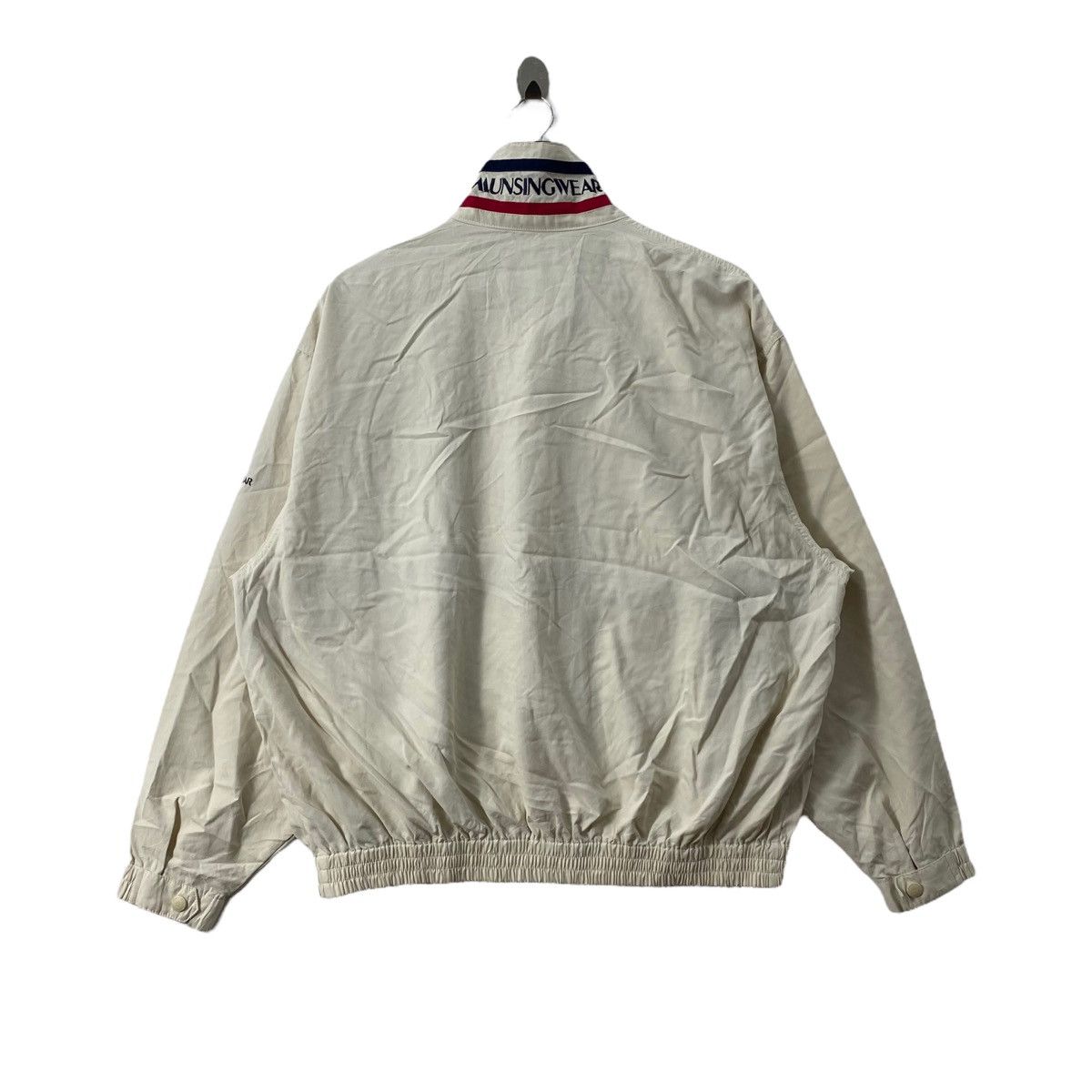 Grand Slam × Vintage Vintage GRANDSLAM MUNSINGWEAR Sportswear Cream Bomber Jacket Size US L / EU 52-54 / 3 - 4 Thumbnail