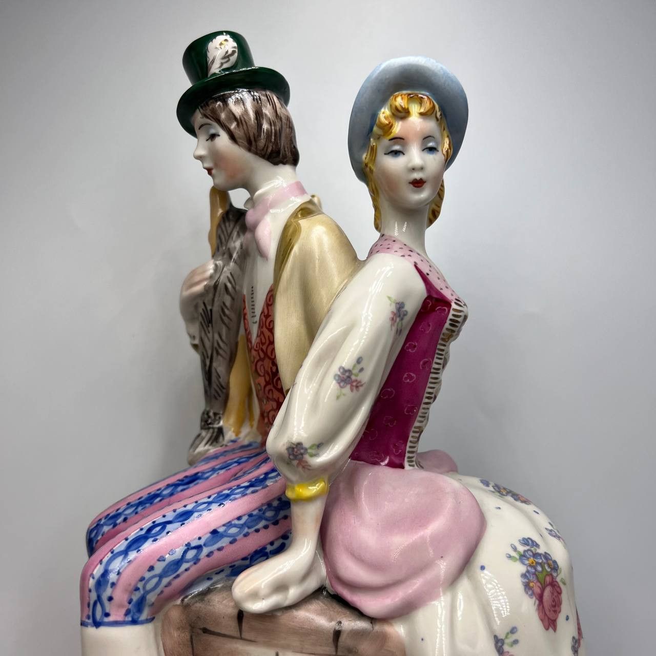 Vintage 1970 Vintage Porcelain SChimney Sweep & Shepherdess Kyiv Size ONE SIZE - 8 Thumbnail