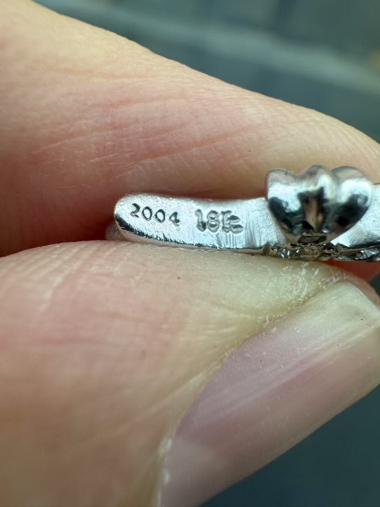 Chrome Hearts Chrome Hearts Whitegold Babyfat with Diamonds Size ONE SIZE - 8 Thumbnail