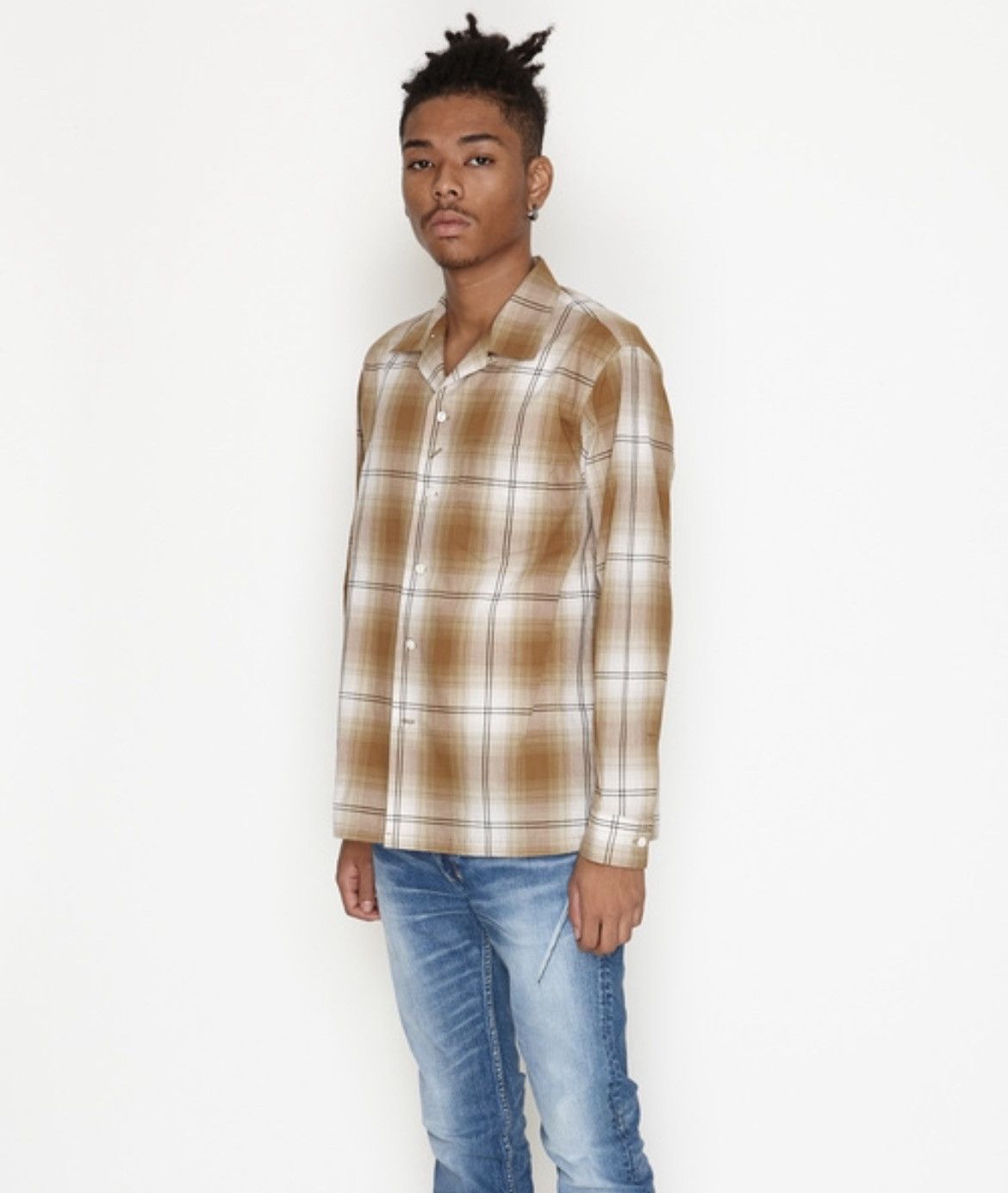 Number (N)ine Number nine OMBRE CHECK OPEN COLOR SHIRT size 3 Size US L / EU 52-54 / 3 - 3 Thumbnail