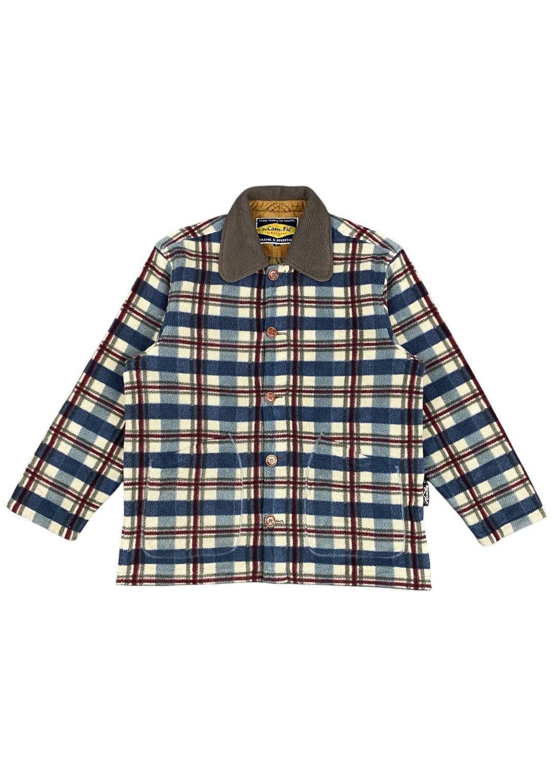 Japanese Brand × Polartec Pro Cam-Fis Checkered Polartec Fleece Size US M / EU 48-50 / 2 - 1 Thumbnail