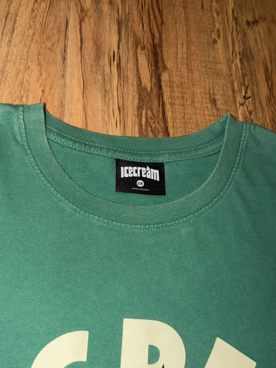 Icecream BILLIONAIRE BOYS CLUB IceCream Cone Running Dog Shirt Green Size US XXL / EU 58 / 5 - 4 Thumbnail