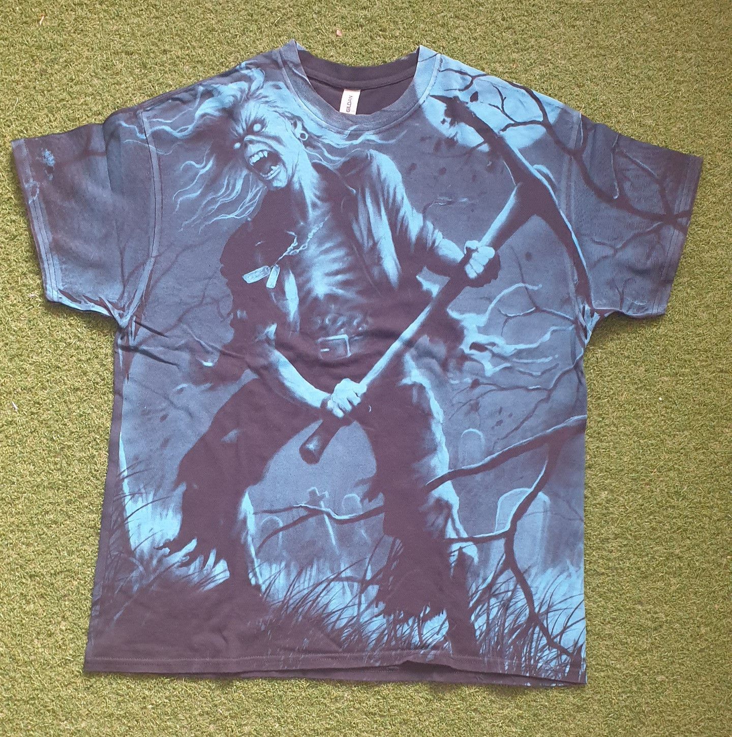 Band Tees × Gildan Iron Maiden - R.I.P Benjamin Breeg Size US XL / EU 56 / 4 - 1 Thumbnail
