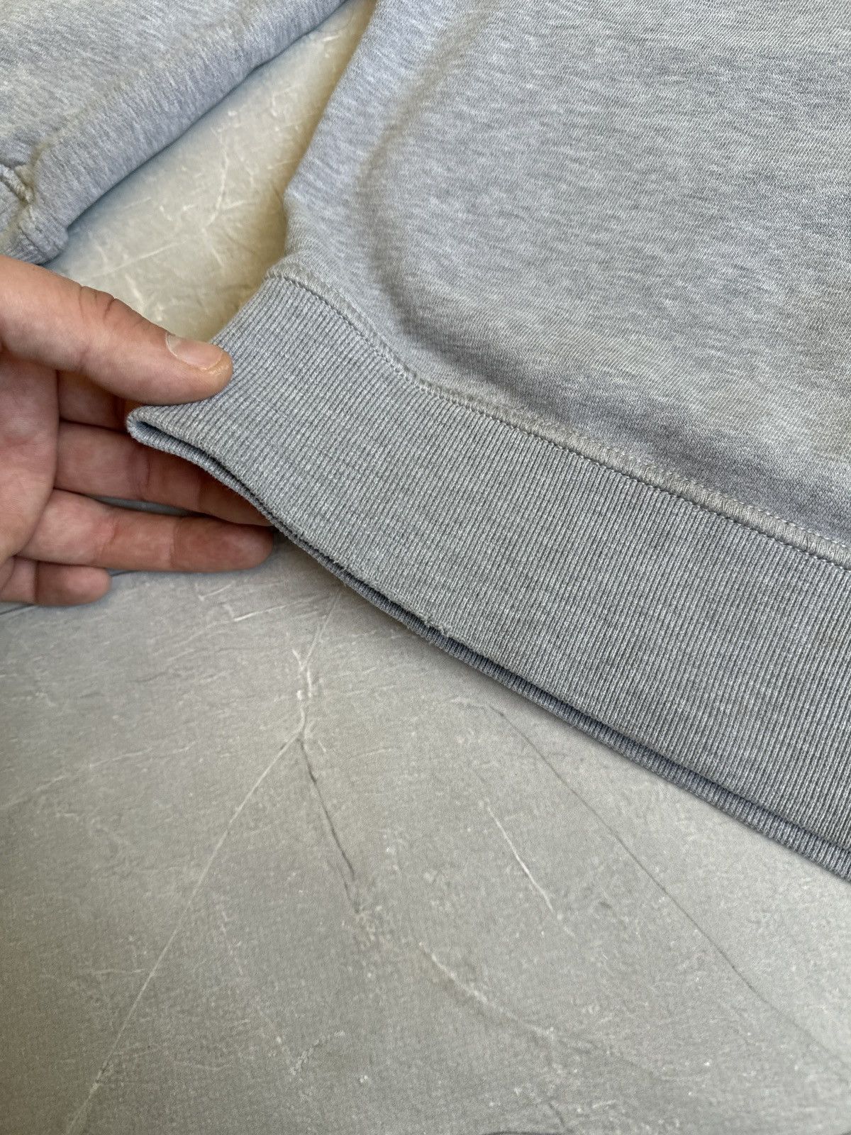Stone Island Stone Island Grey Sweatshirt Crewneck Distressed Size US M / EU 48-50 / 2 - 6 Thumbnail