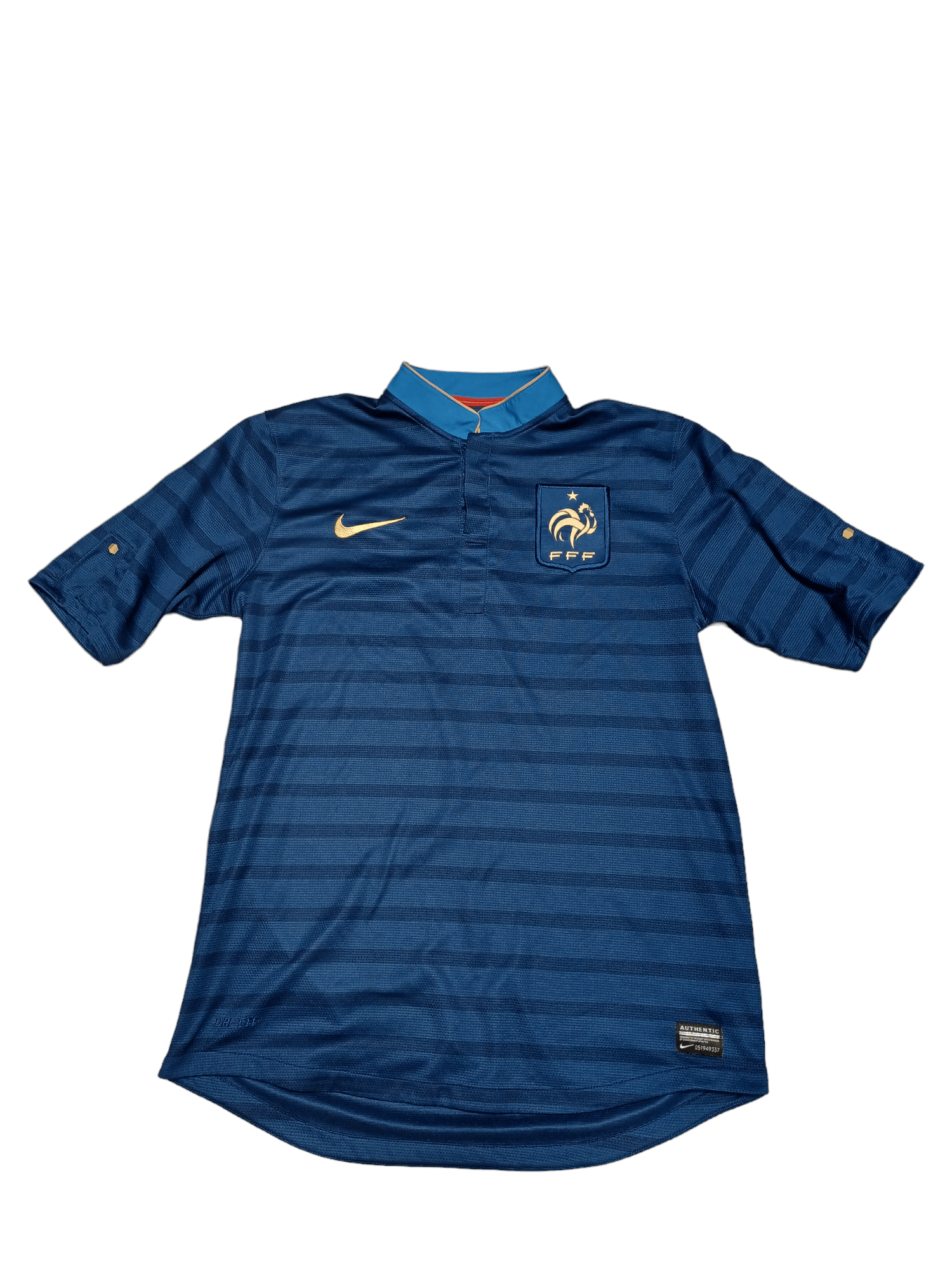 Nike 2012 NIKE VINTAGE FRANCE NATIONAL TEAM SOCCER JERSEY Size US M / EU 48-50 / 2 - 1 Thumbnail