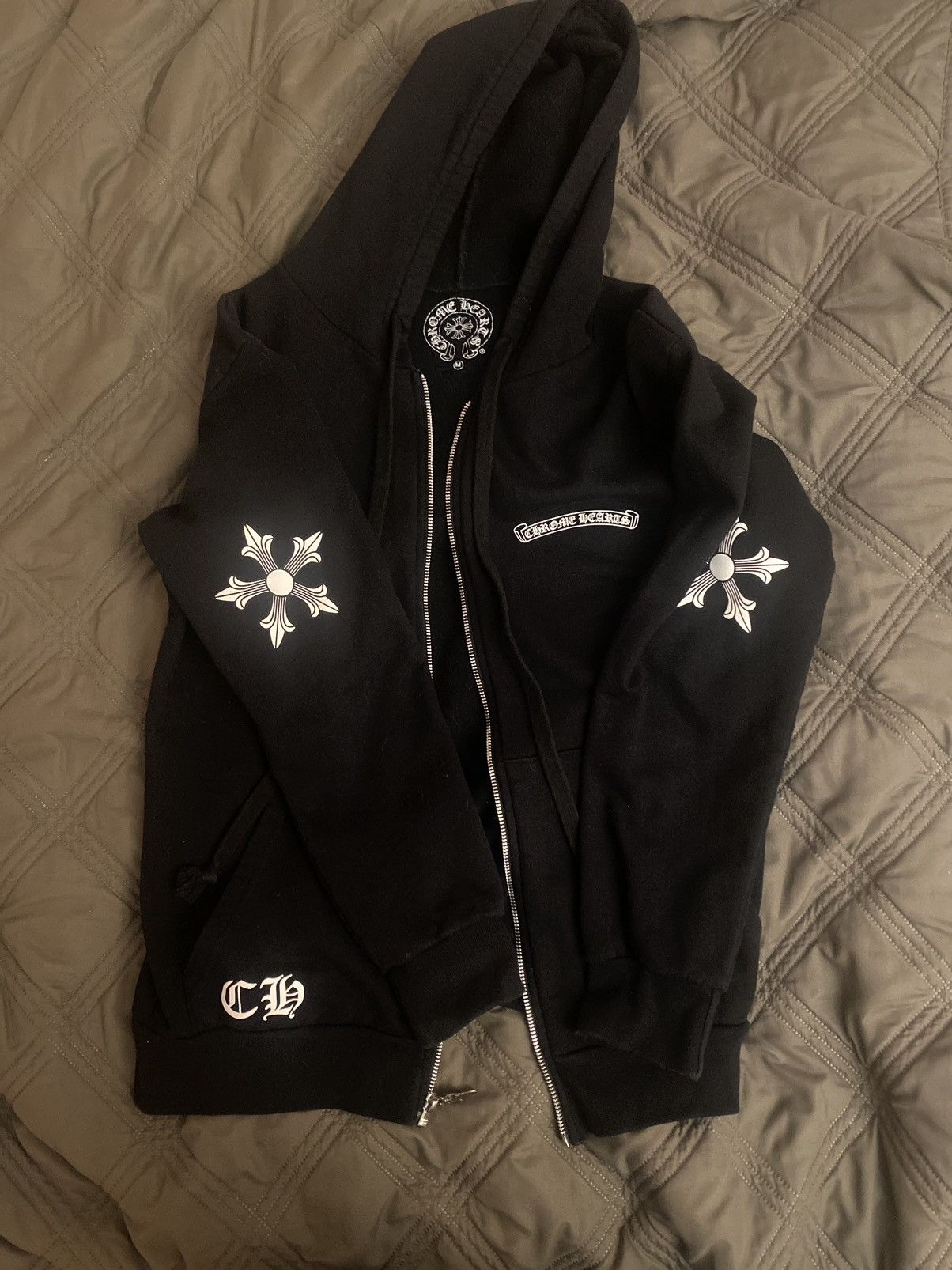image of Chrome Hearts Star Jacket in Black, Men's (Size Medium)