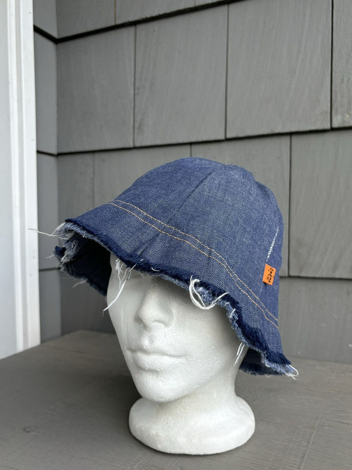 Levi's 1970s Levi's Crusher Hat Vintage Orange Tab Bucket Hat Size ONE SIZE - 15 Thumbnail