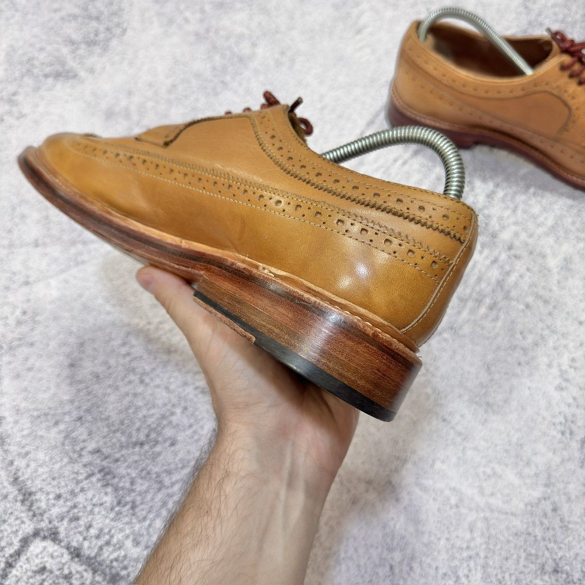 Other John White Tan Brown Welted Brogues US11.5 UK11 EU46 29.5cm Size US 11.5 / EU 44-45 - 7 Thumbnail