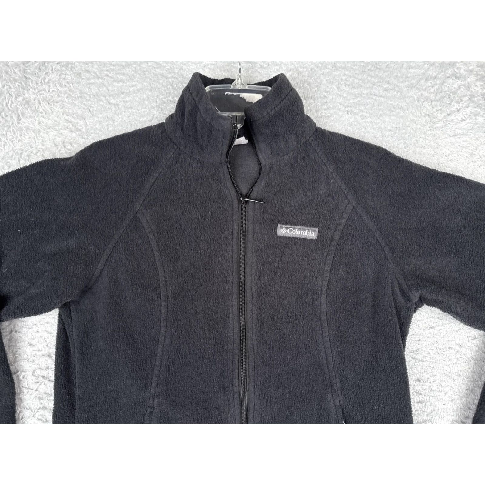 Vintage Columbia Jacket Womens S Black Fleece Full Zip Benton Springs Outdoor Warm Size S / US 4 / IT 40 - 4 Thumbnail