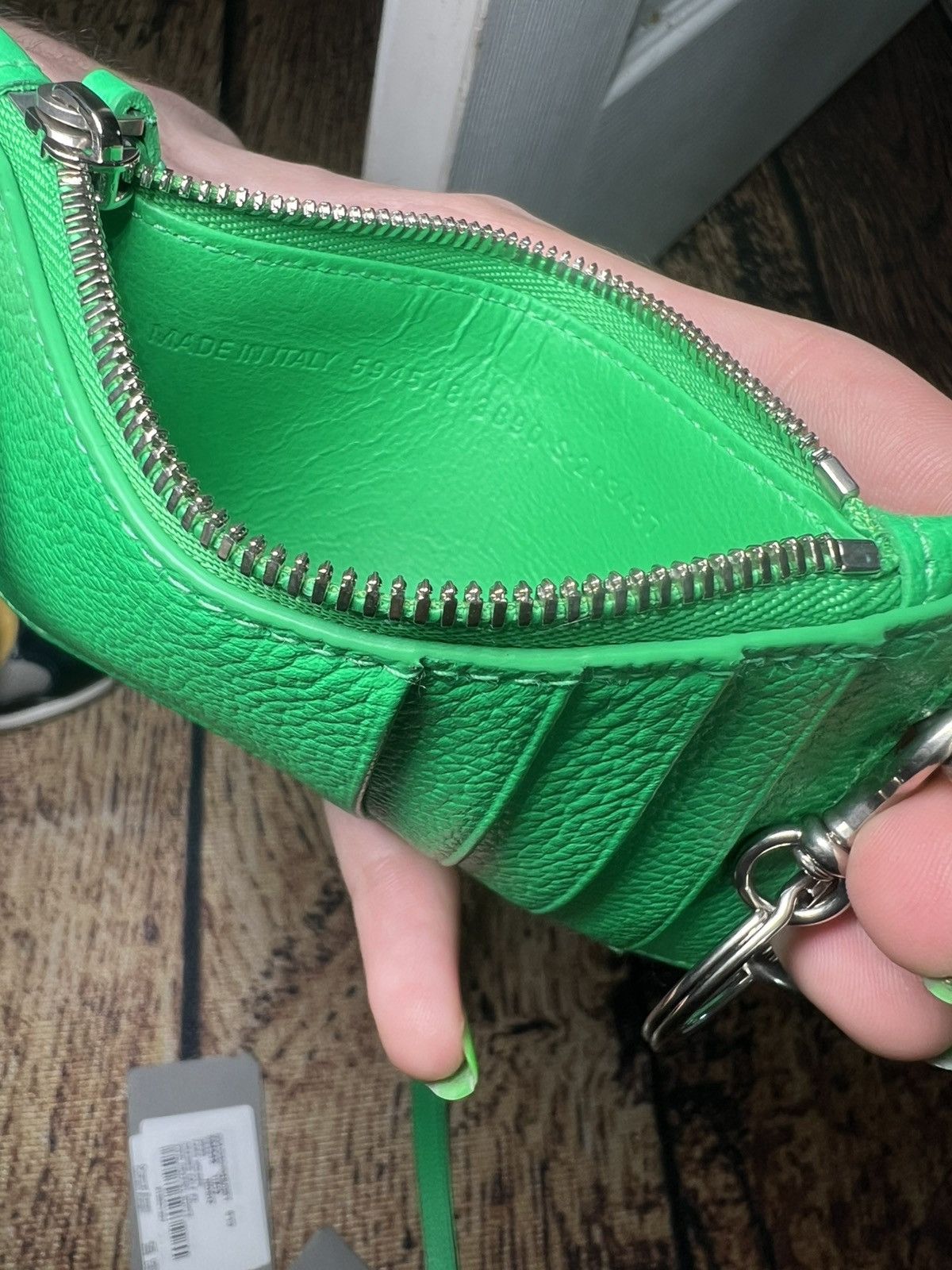 Balenciaga GREEN BALENCIAGA NECKLACE WALLET Size ONE SIZE - 4 Thumbnail