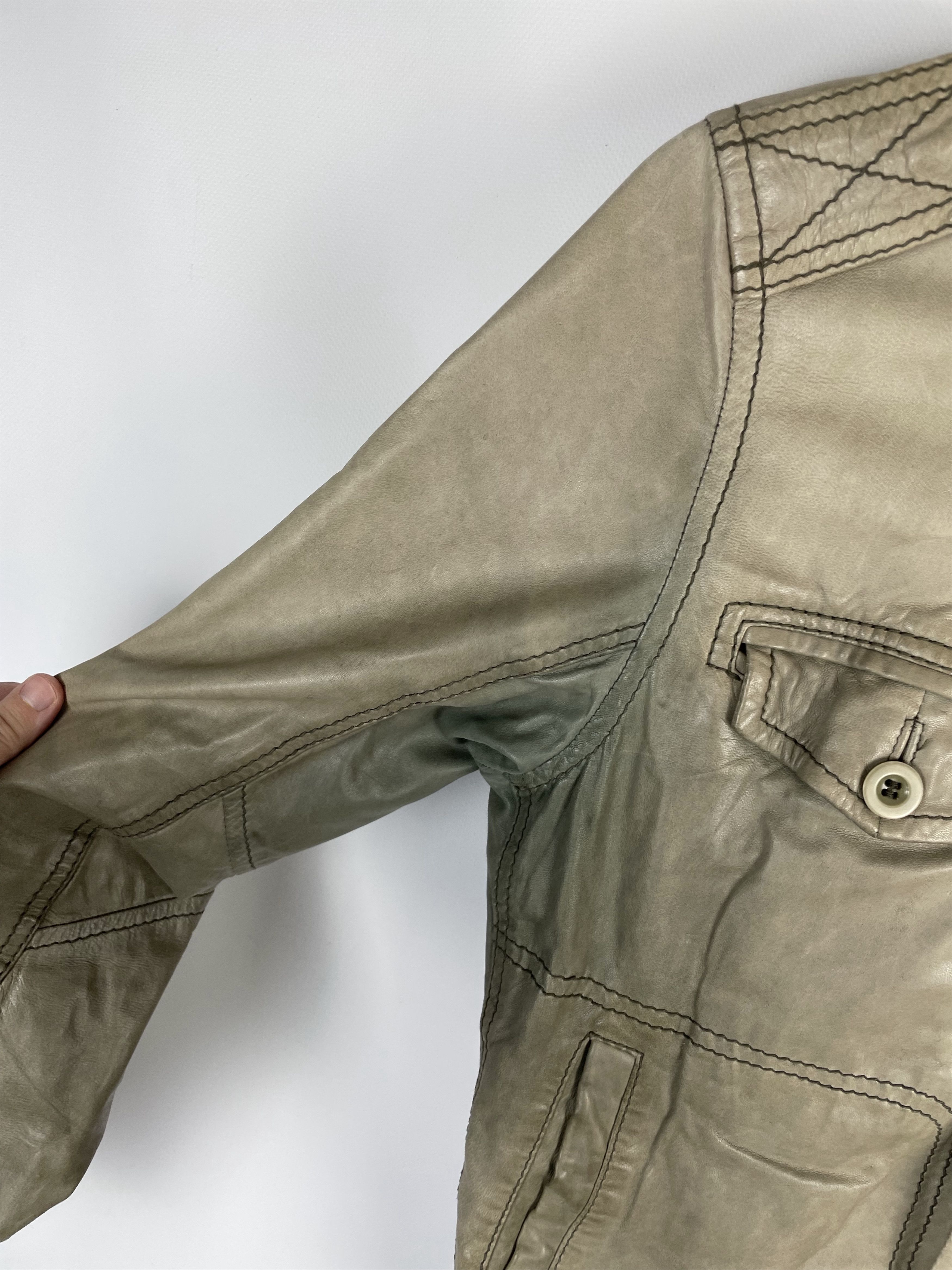 Diesel Vintage Diesel Leather Jacket Size US L / EU 52-54 / 3 - 7 Thumbnail