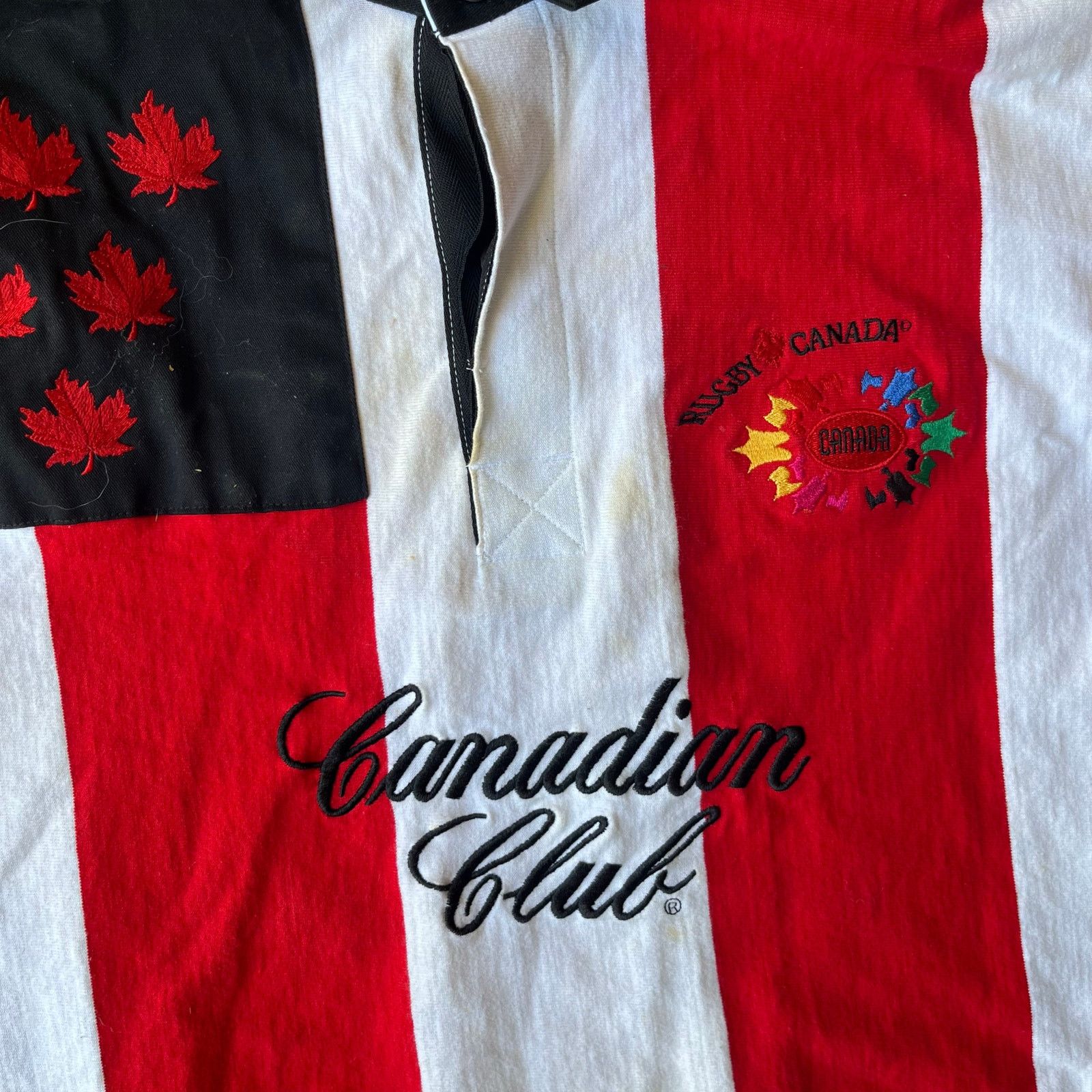 Vintage CANADIAN CLUB COTTON OXFORD SHIRT POLO CHIEF KEEF 2XL Size US XXL / EU 58 / 5 - 2 Thumbnail