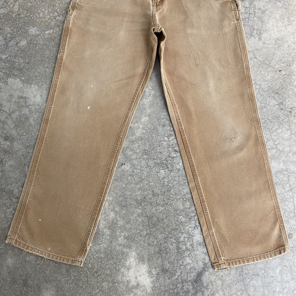 Carhartt Vintage Carhartt Faded Tan Carpenter Work Pants Size US 32 / EU 48 - 3 Thumbnail