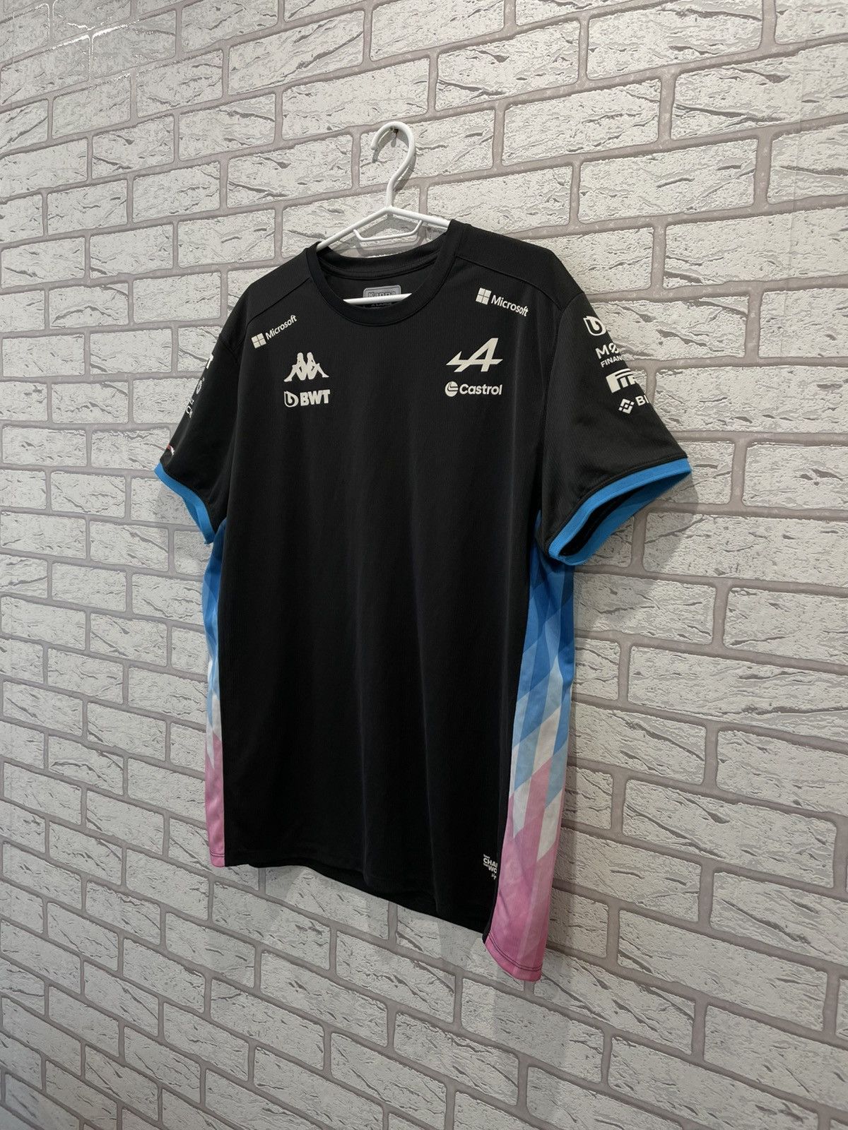 Formula 1 Kappa F1 team RACING BWT ALPINE FORMULA ONE JERSEY T-Shirt Size US XL / EU 56 / 4 - 3 Thumbnail
