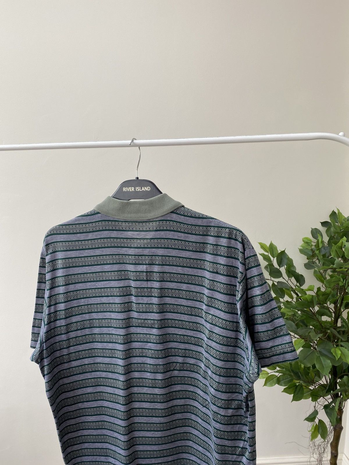 Burberry × Vintage Vintage Burberry Strip Polo T-Shirt Size US M / EU 48-50 / 2 - 10 Thumbnail