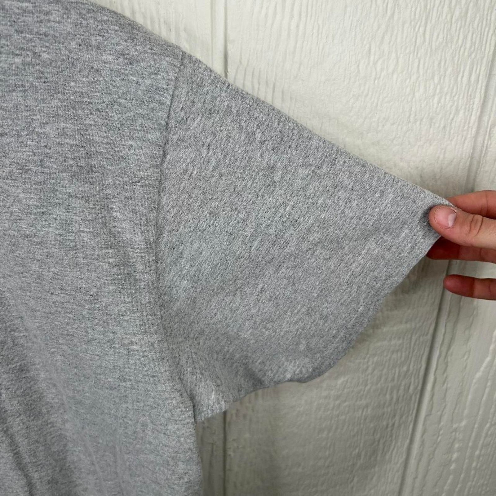 Nike Vintage 90's Embroidered Gray Nike Tee Medium Size US M / EU 48-50 / 2 - 7 Thumbnail