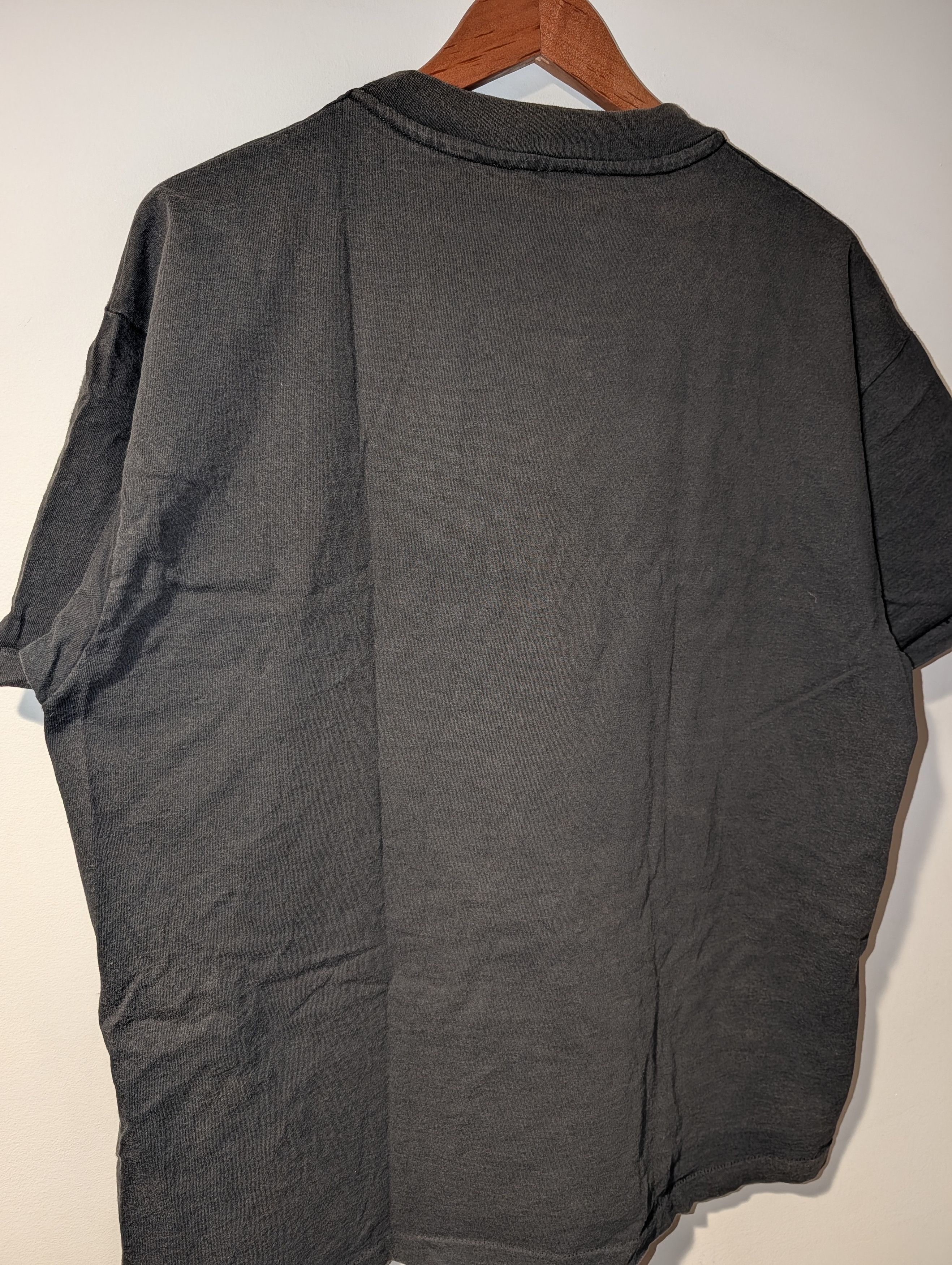 Vintage VTG Funky Old Fox F.O.F. Neon Graphic T-Shirt Anvil Skater Size US XL / EU 56 / 4 - 8 Thumbnail