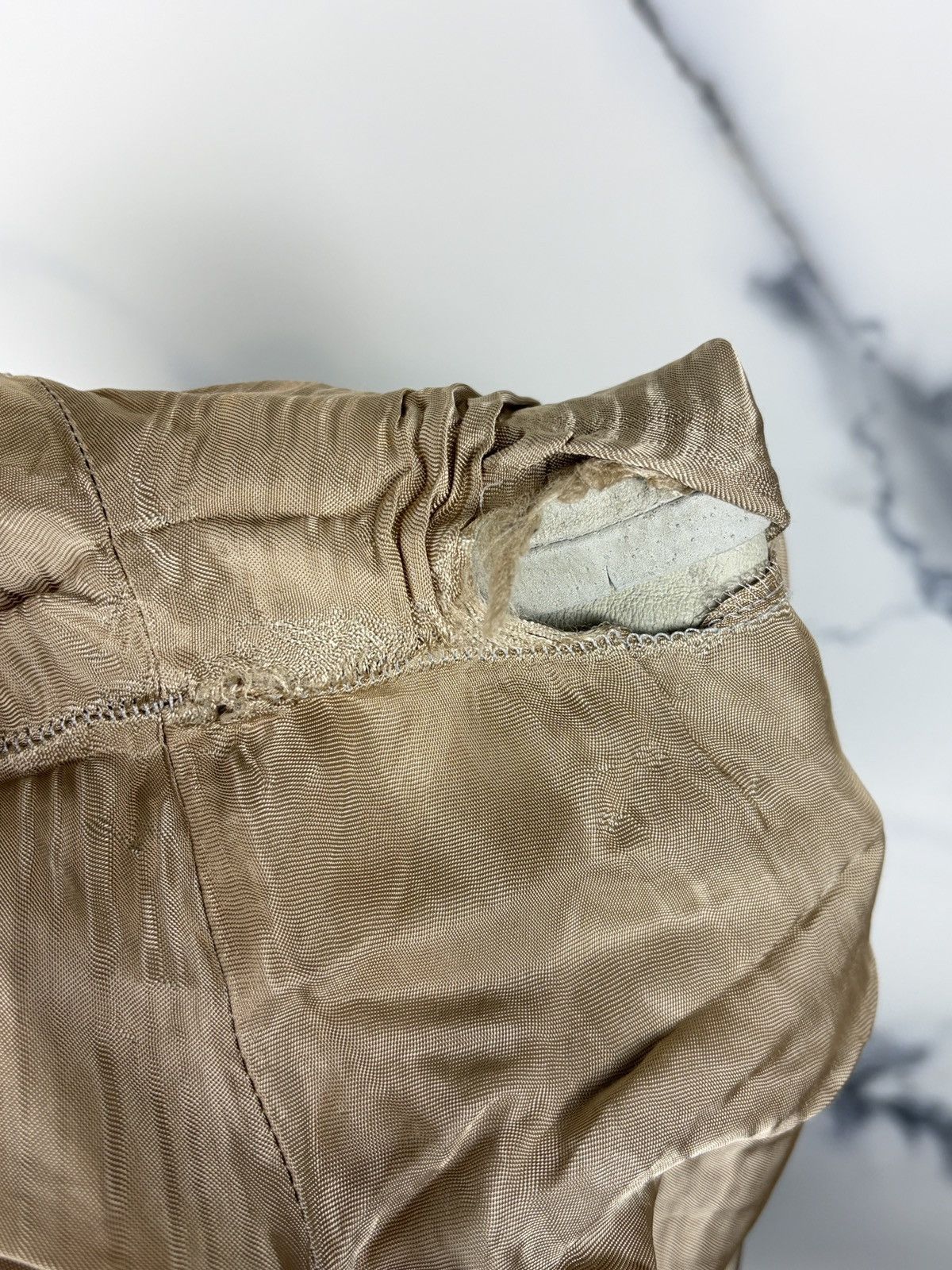 Gucci Gucci Tom Ford Dirty White Flared Leather Pants Thrashed Size US 32 / EU 48 - 12 Thumbnail