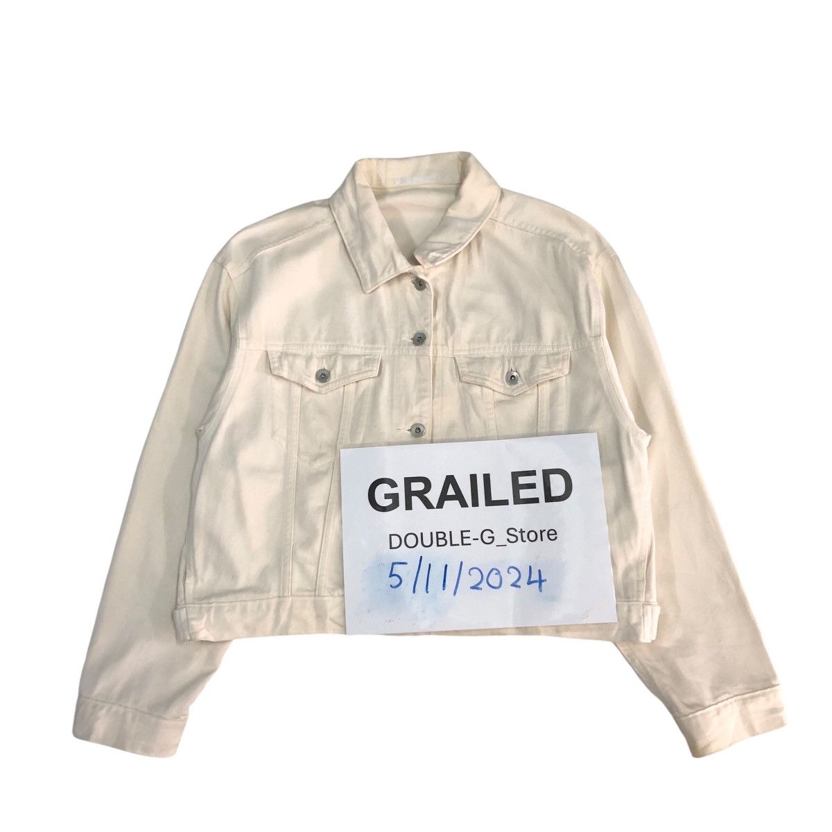 Japanese Brand × Uniqlo 📌Vintage Cropped Biker Jacket Uniqlo Issey Miyake Size US XL / EU 56 / 4 - 1 Thumbnail