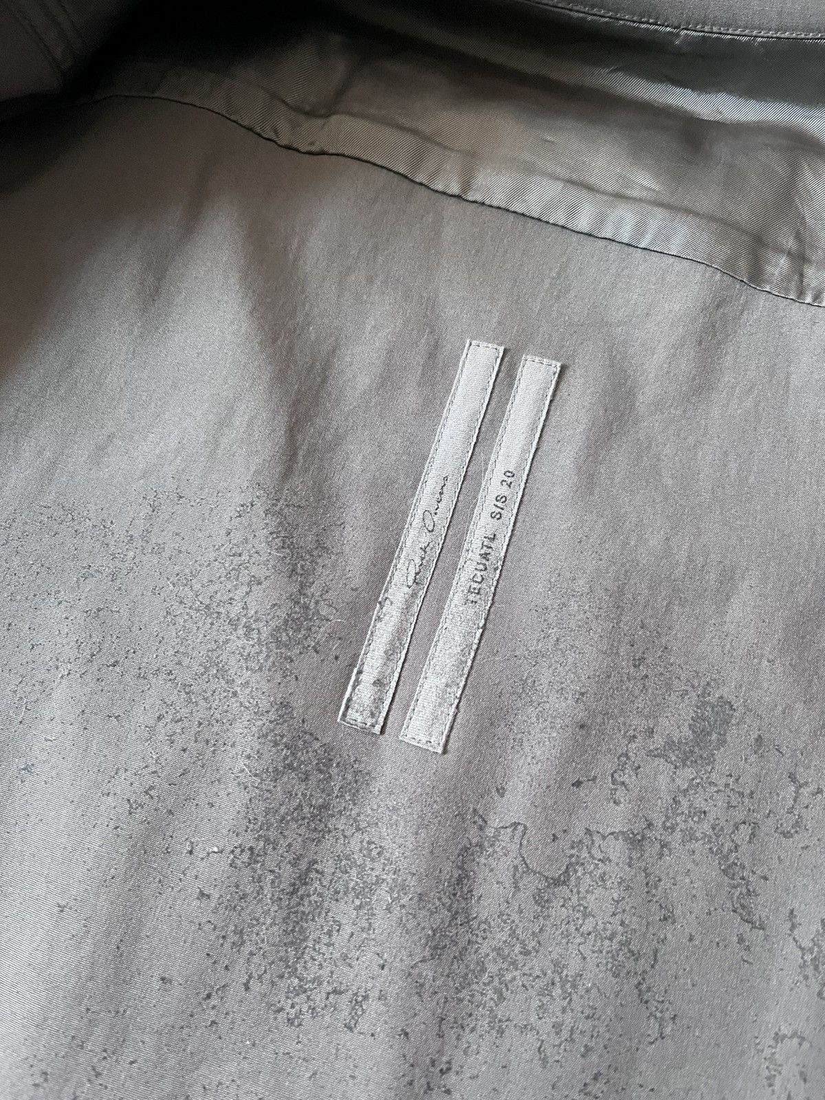 Rick Owens Rick Owens S/S 2020 Tecuatl UFW overshirt light jacket Size US M / EU 48-50 / 2 - 16 Thumbnail