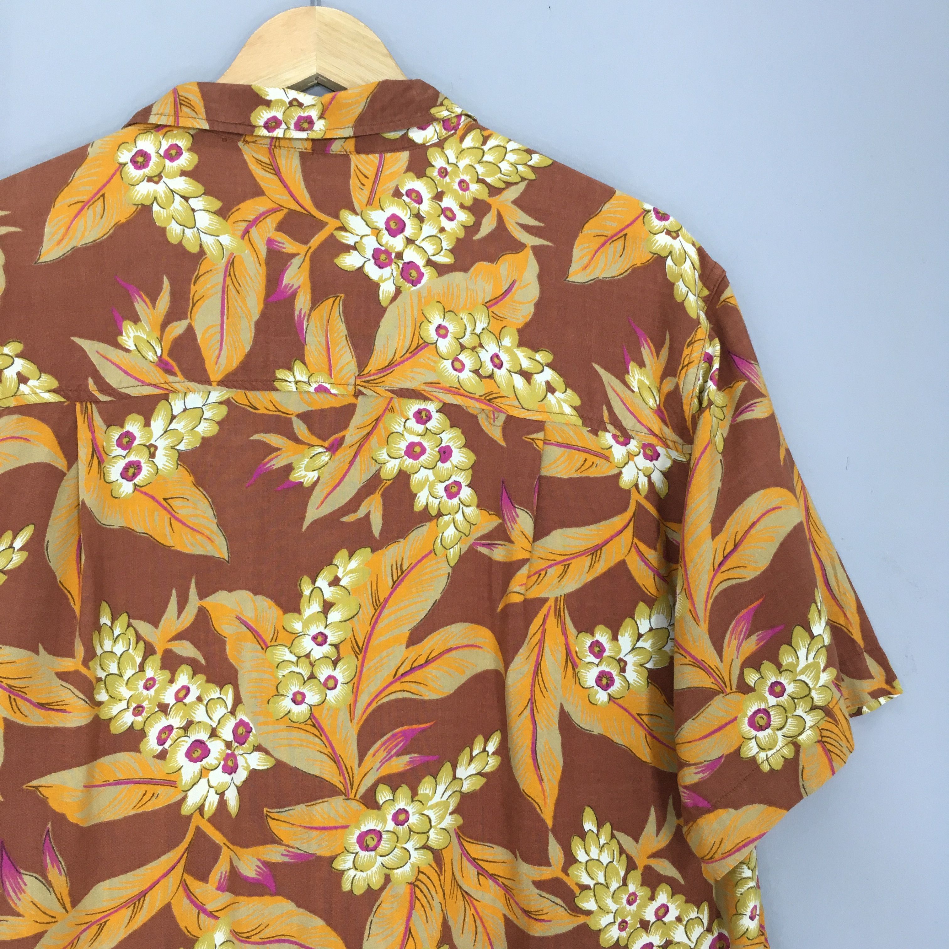 Other Vintage 90s Aloha Floral Hawaiian Rayon Shirt Large Size US L / EU 52-54 / 3 - 8 Thumbnail