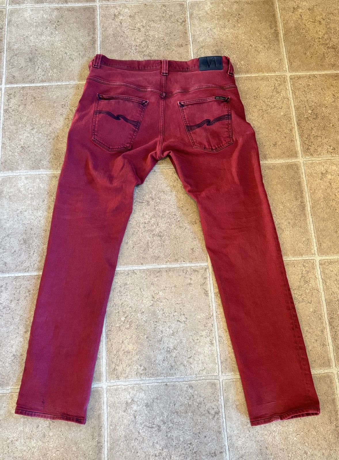 Nudie Jeans *RARE* Nudie Jeans Red over Blue size 36x34 Size US 36 / EU 52 - 1 Thumbnail