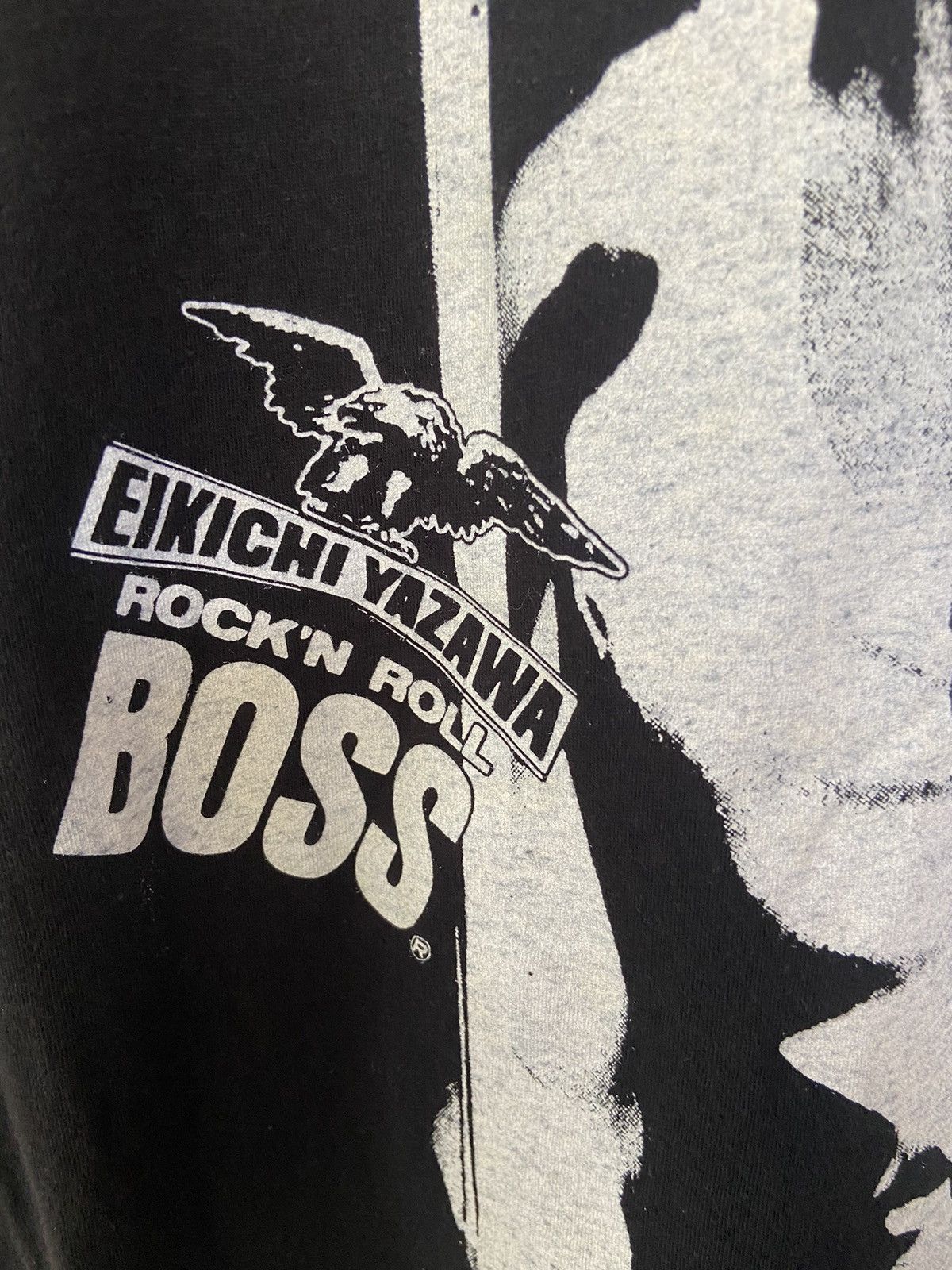 Band Tees 🔥 Vtg 90s Vintage Eikichi Yazawa t shirt rock & roll Japan Size US M / EU 48-50 / 2 - 4 Thumbnail