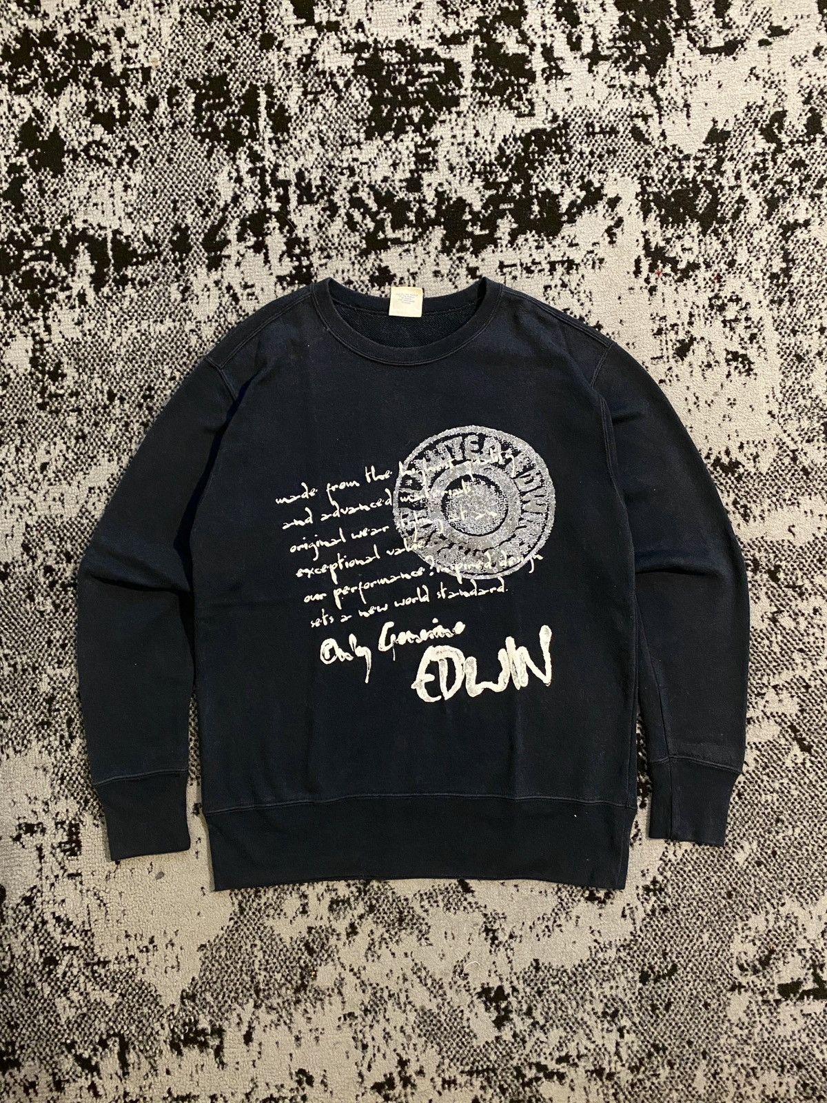 Edwin Edwin Black Printed Abstract Logo Sweatshirts Size US M / EU 48-50 / 2 - 3 Thumbnail