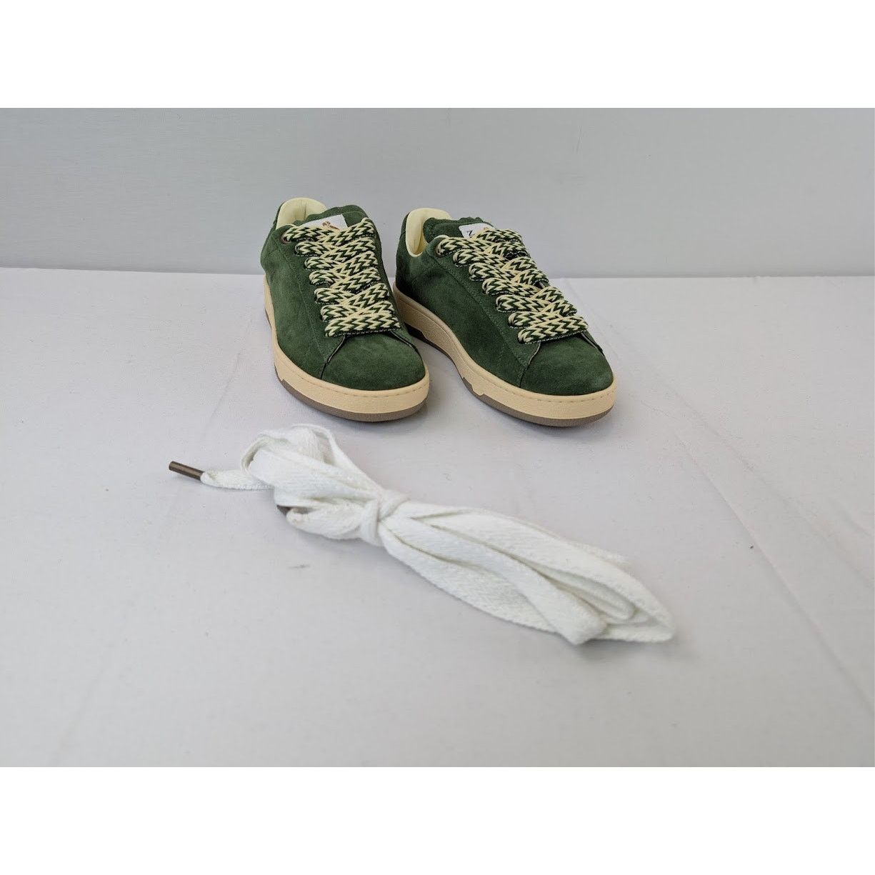 Lanvin Lanvin Curb Lite Low-Top Sneakers in Dark Green BNWB 42 Size US 9 / EU 42 - 6 Thumbnail
