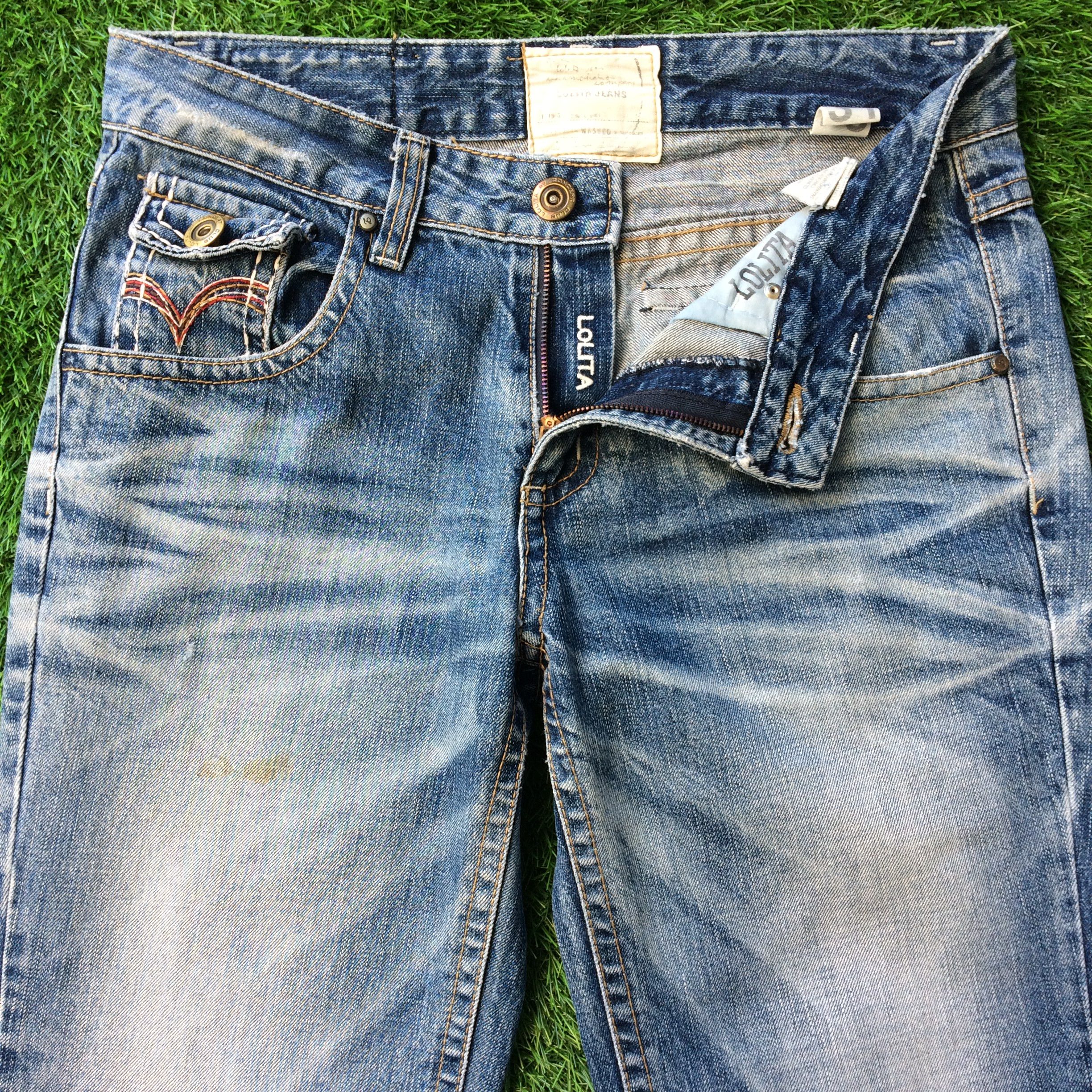 Japanese Brand Distressed Japanese Denim Jeans Pants D-804 Size US 31 - 3 Thumbnail
